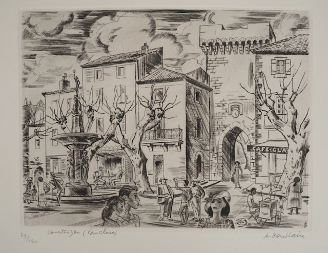Jacques BOULLAIRE, Courthezon (Vaucluse), 1971 - Gravure sur cuivre