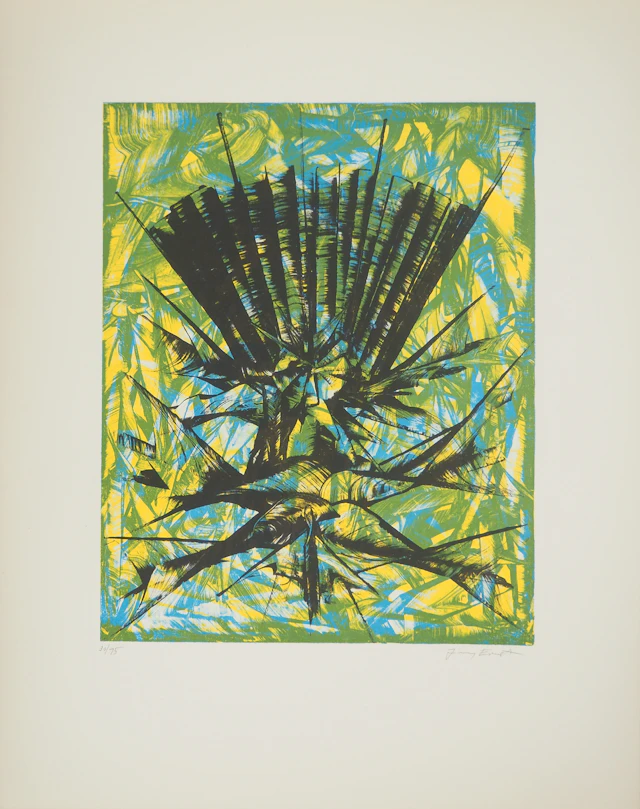 Jimmy ERNST : Envol surréaliste, Lithographie originale signée