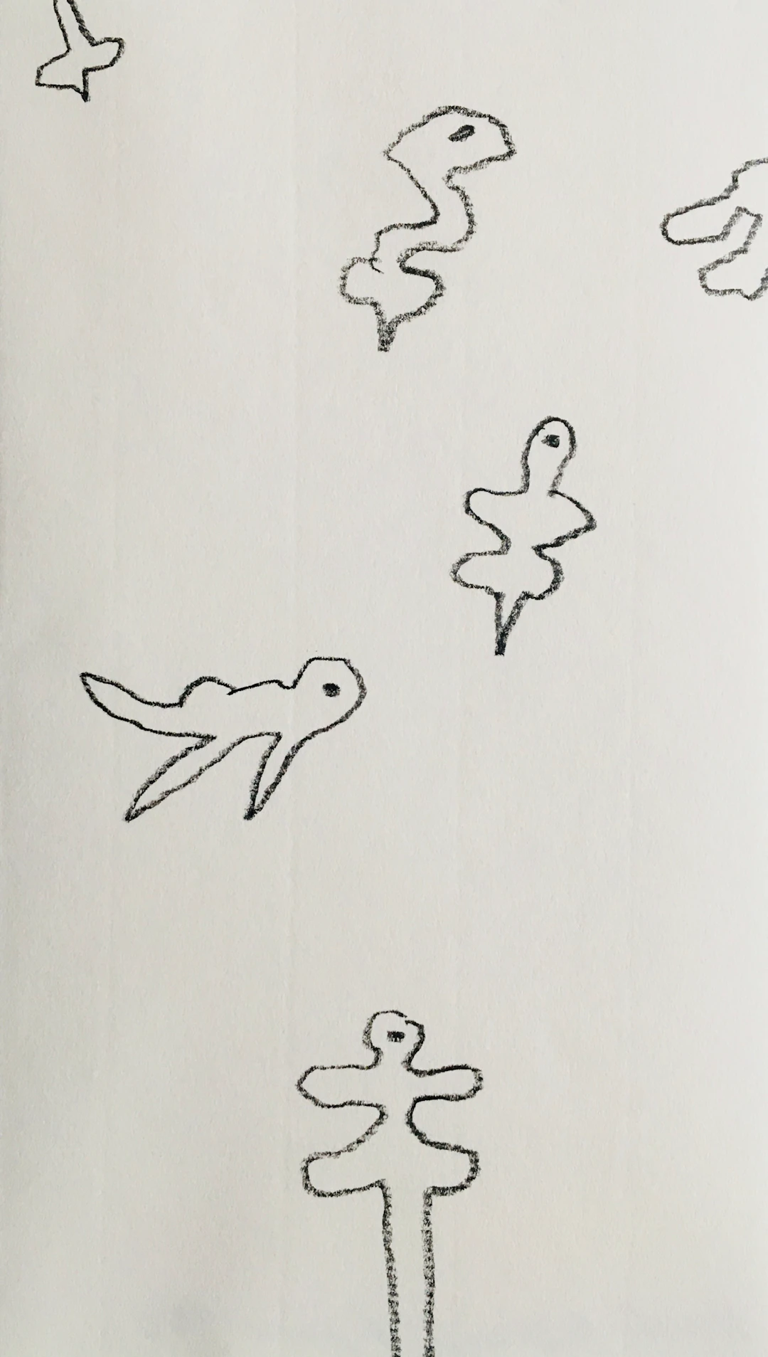 Daniel DEZEUZE - Sans titre, 2012 - Dessin original signé