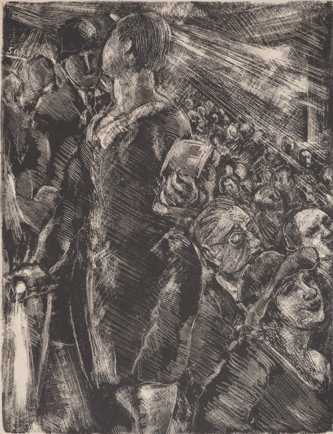 Luc-Albert MOREAU : Au cinéma, Lithographie originale
