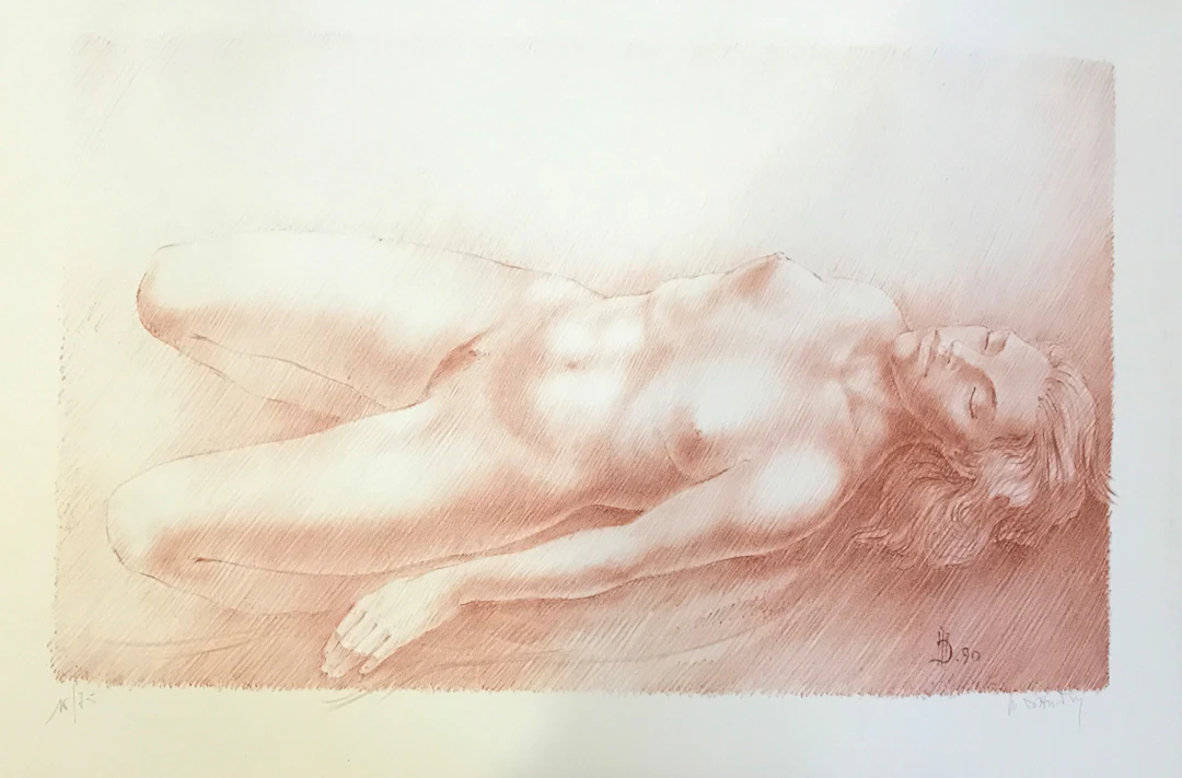 Marc DAUTRY - Sommeil - Lithographie signée au crayon