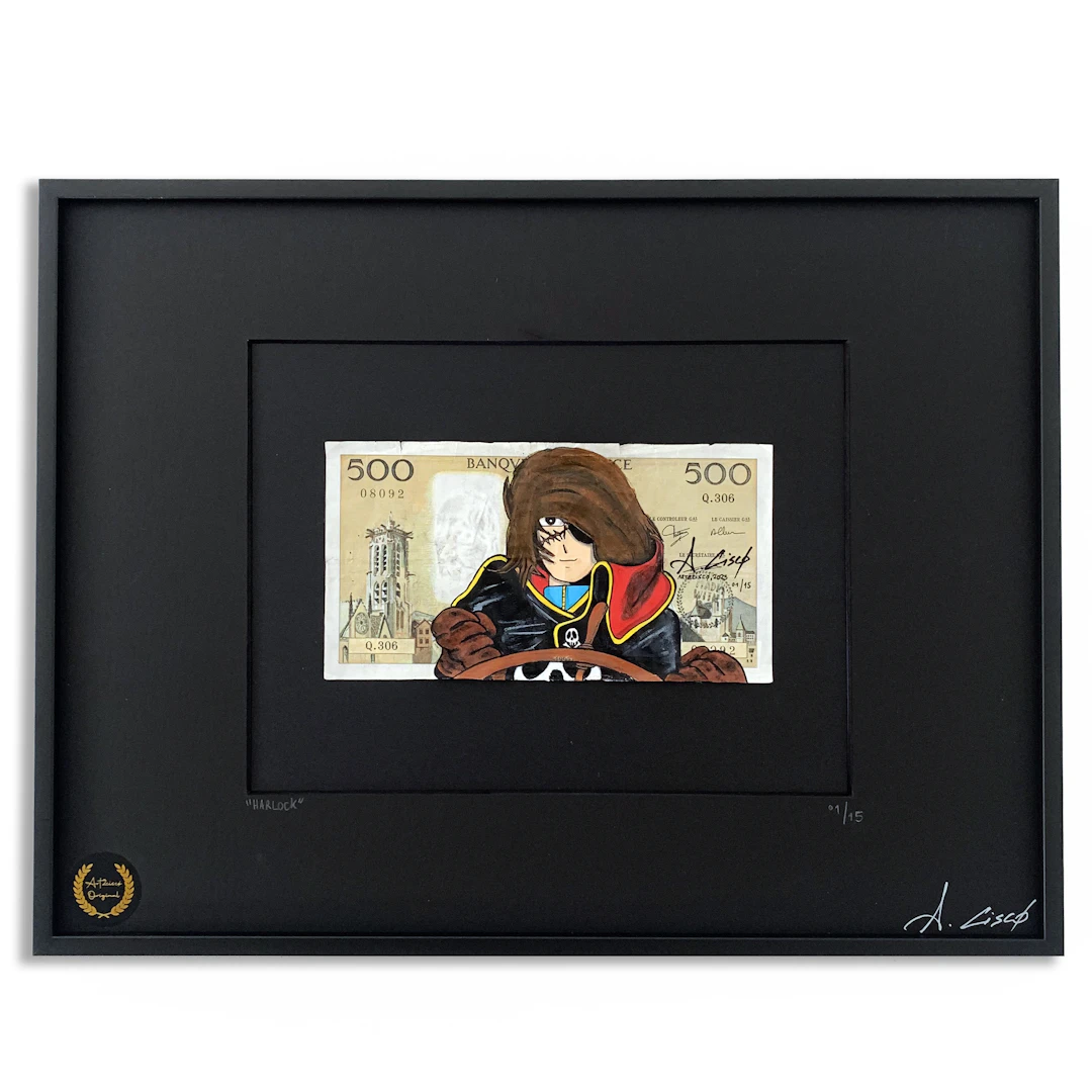 Cisco - Harlock, 2026 - Acrylique sur billet