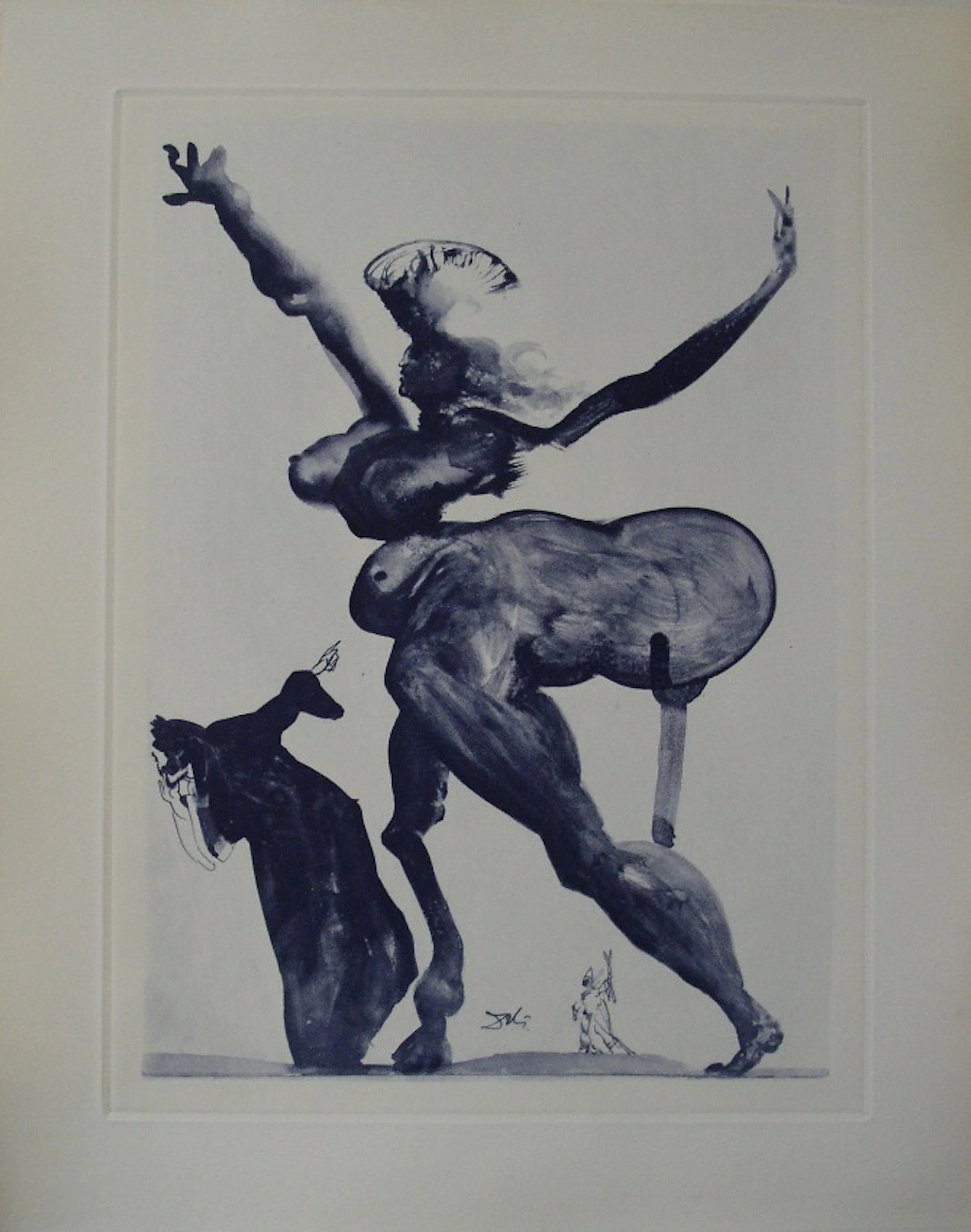Salvador DALI : Les traîtres envers leurs hôtes, Gravure originale signée