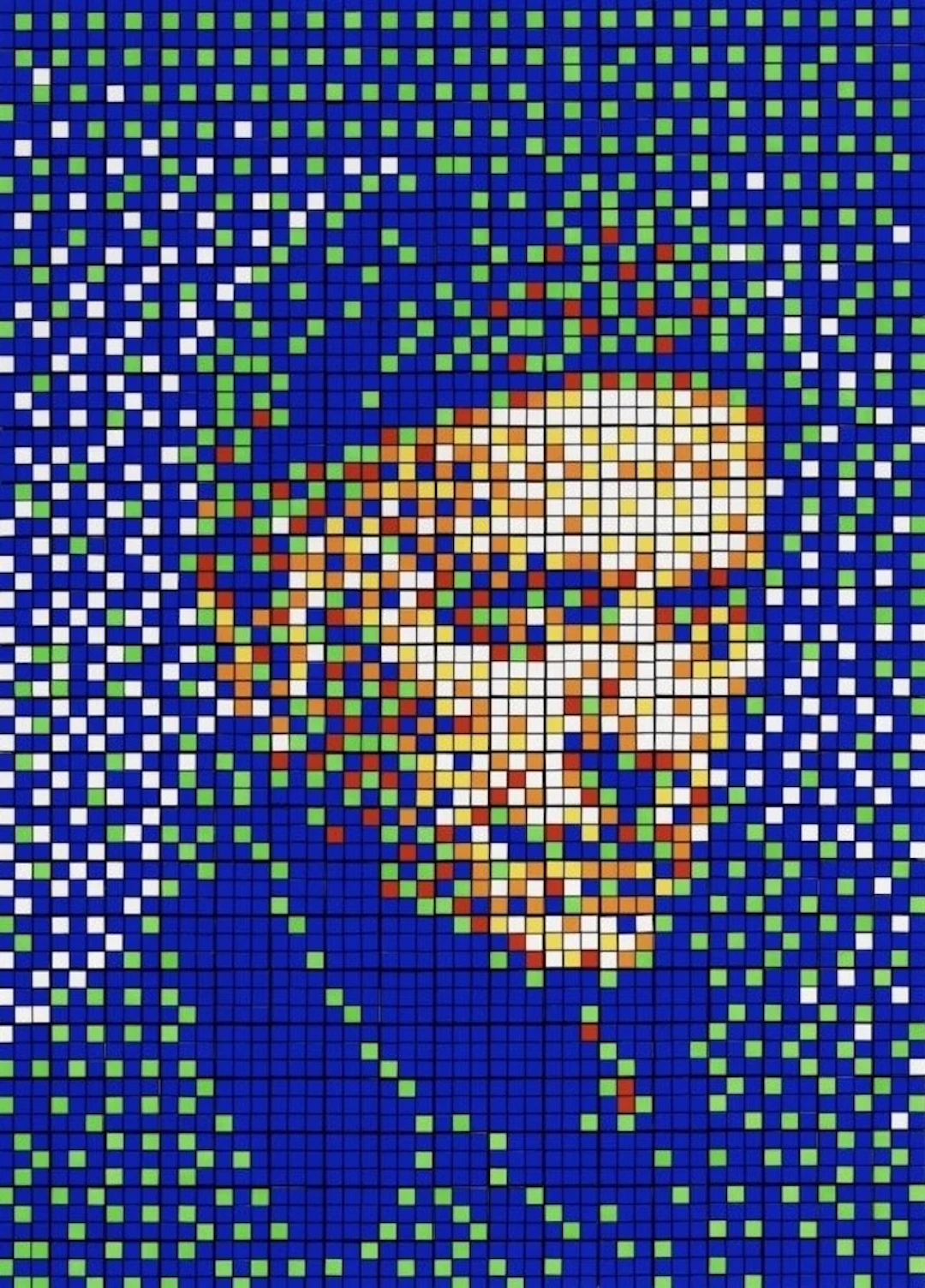 INVADER, Rubik Enki Bilal by Invader, 2023