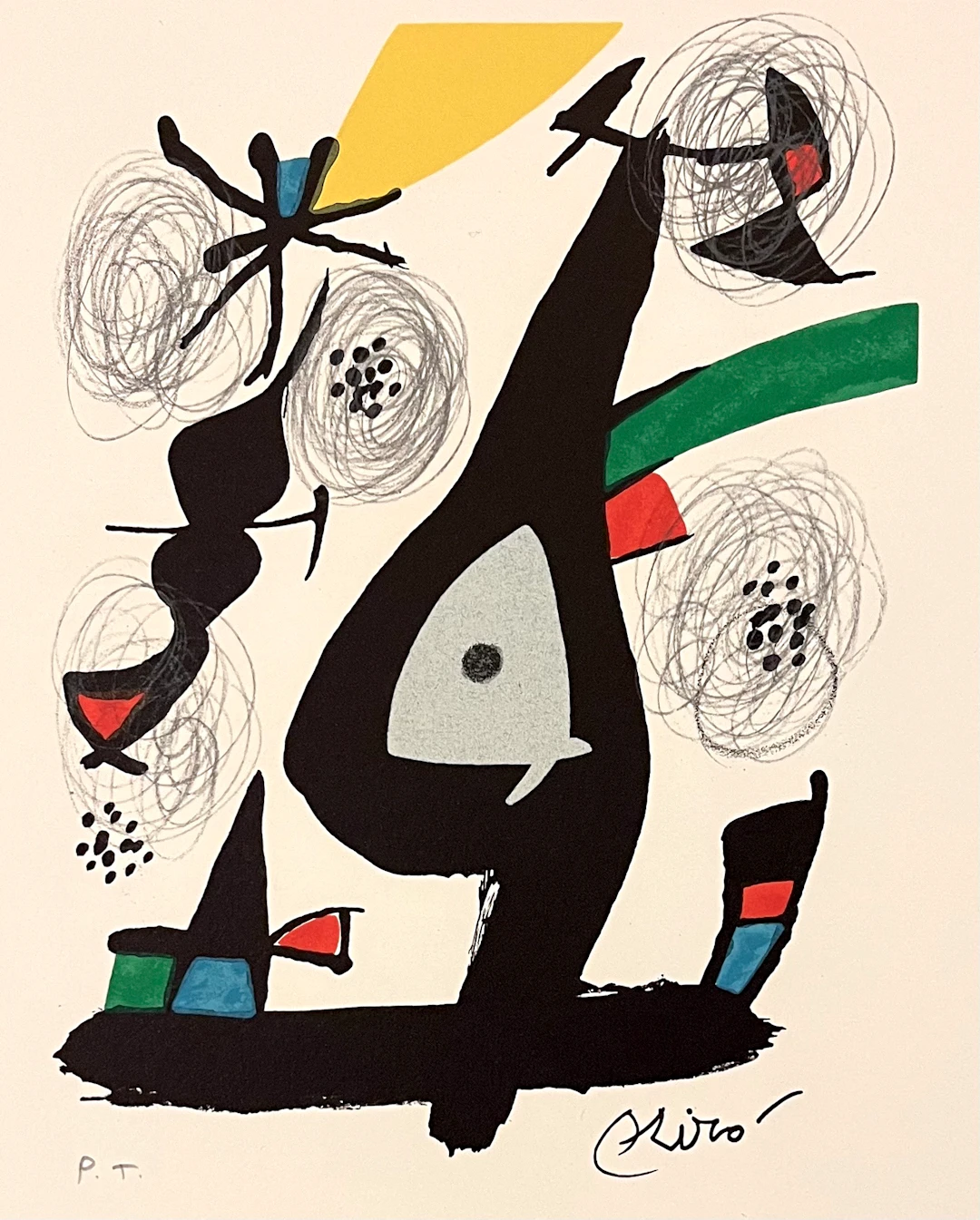 Joan Miro - La mélodie acide,1980, lithographie