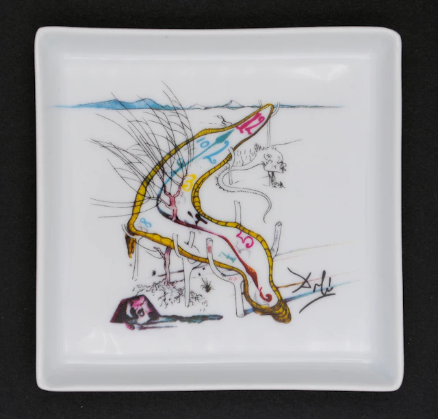Salvador DALI : Les montre gélatines de l’espace temps, 1989 - porcelaine