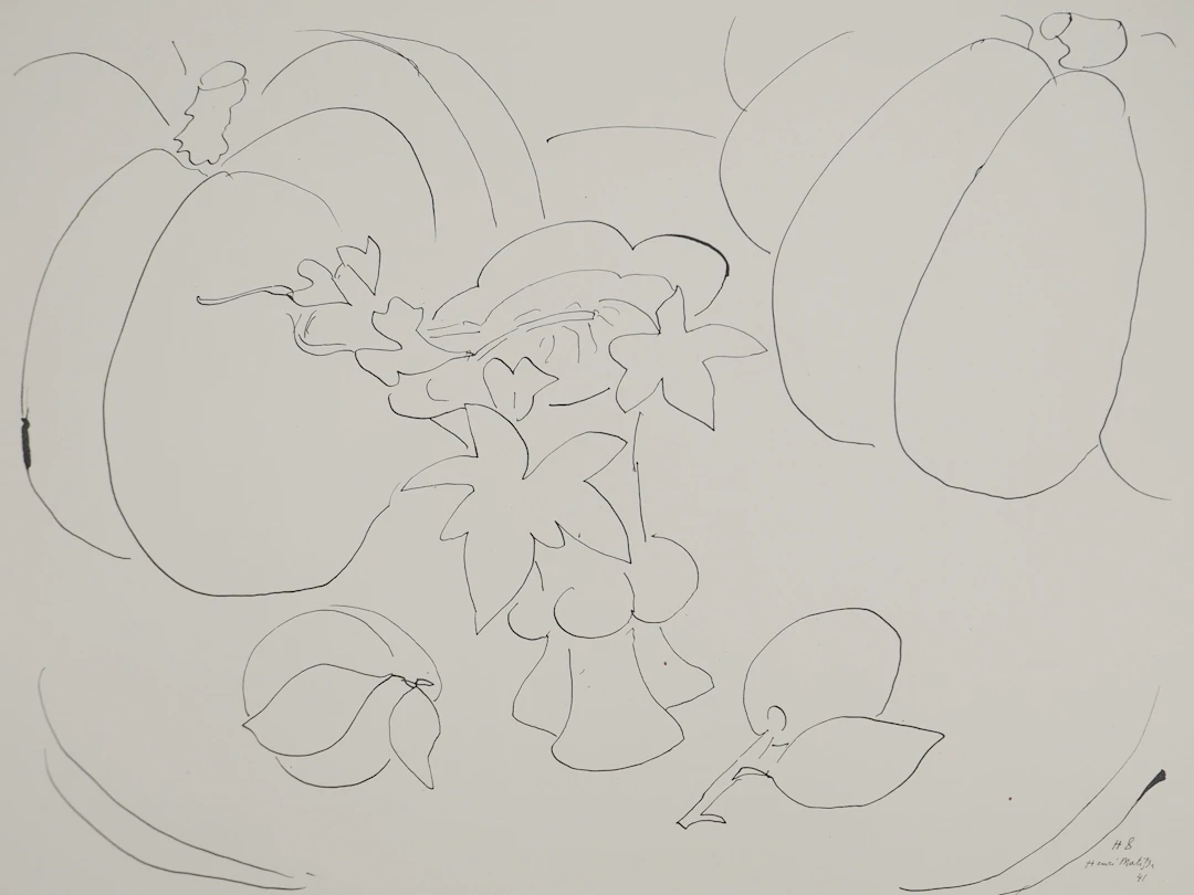 Henri MATISSE : Fruits de saison, Lithographie signée