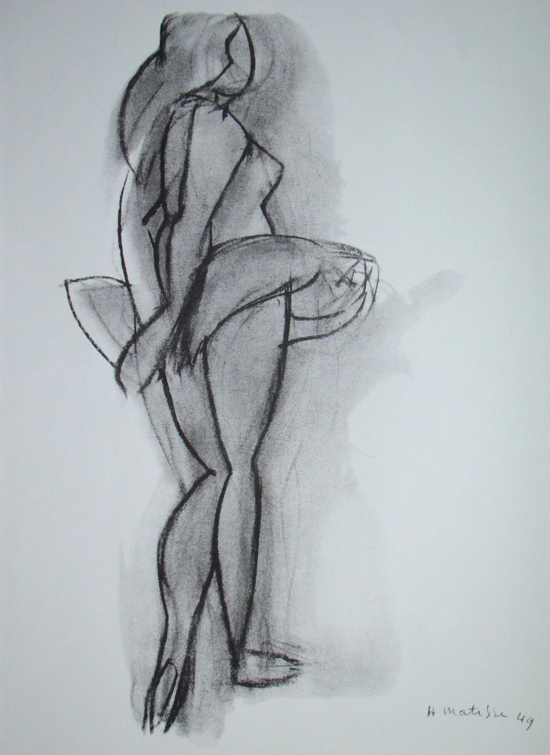 Henri MATISSE (d’après) - Femme, 1981 - Lithographie signée et datée
