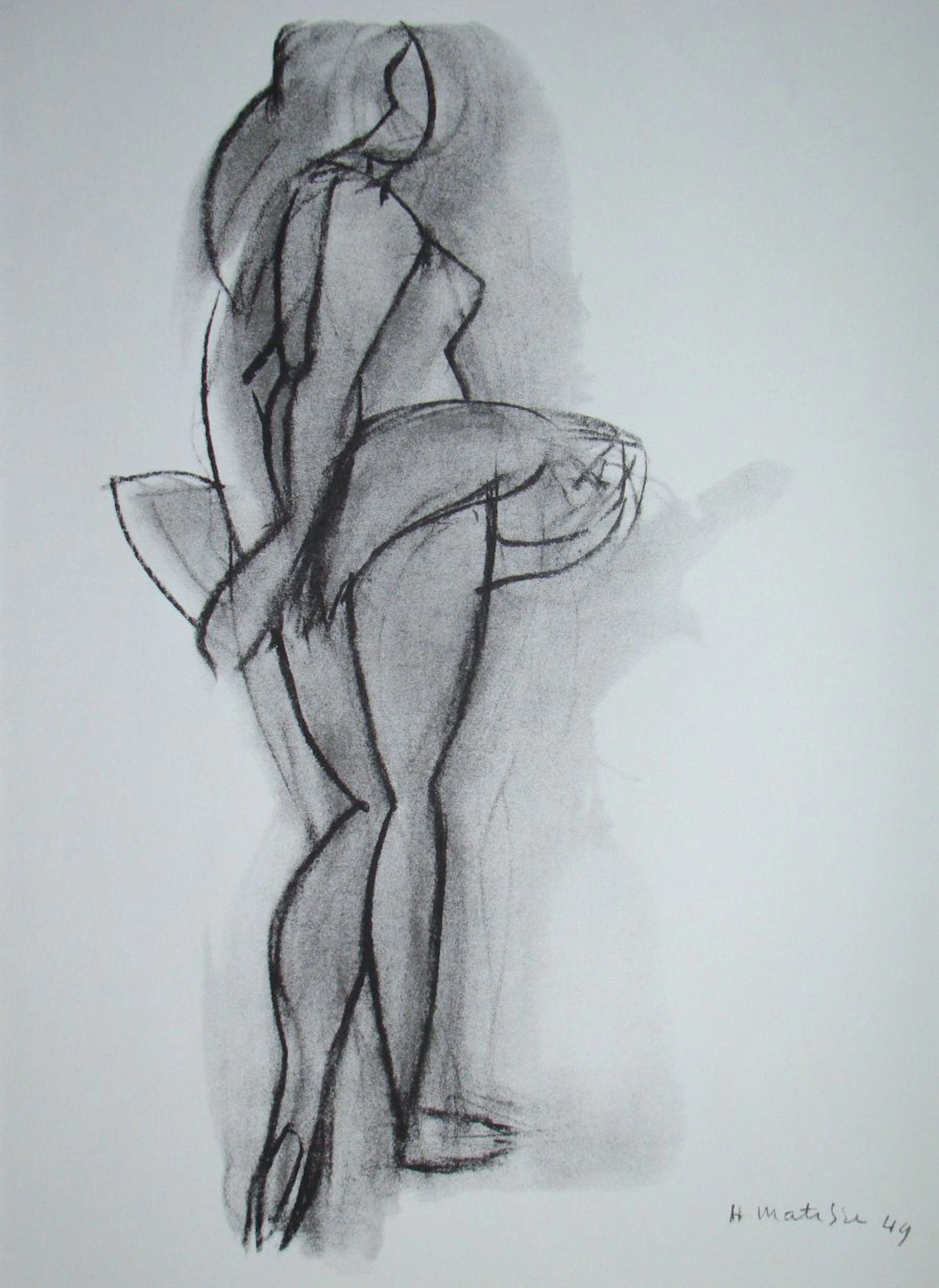 Henri MATISSE (d’après) - Femme, 1981 - Lithographie signée et datée