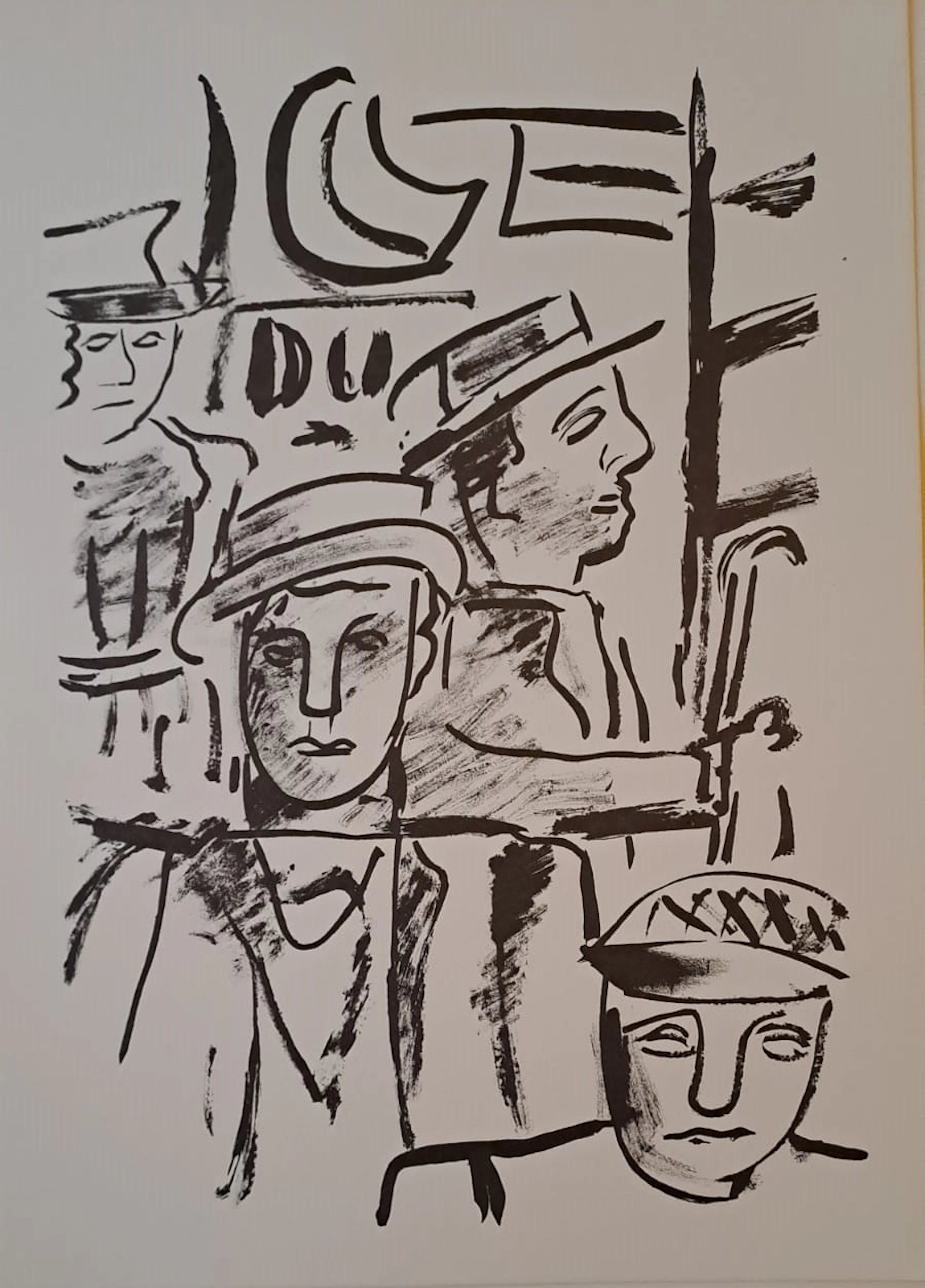 Fernand Léger (d’après) - Dans le métro - Lithographie offset
