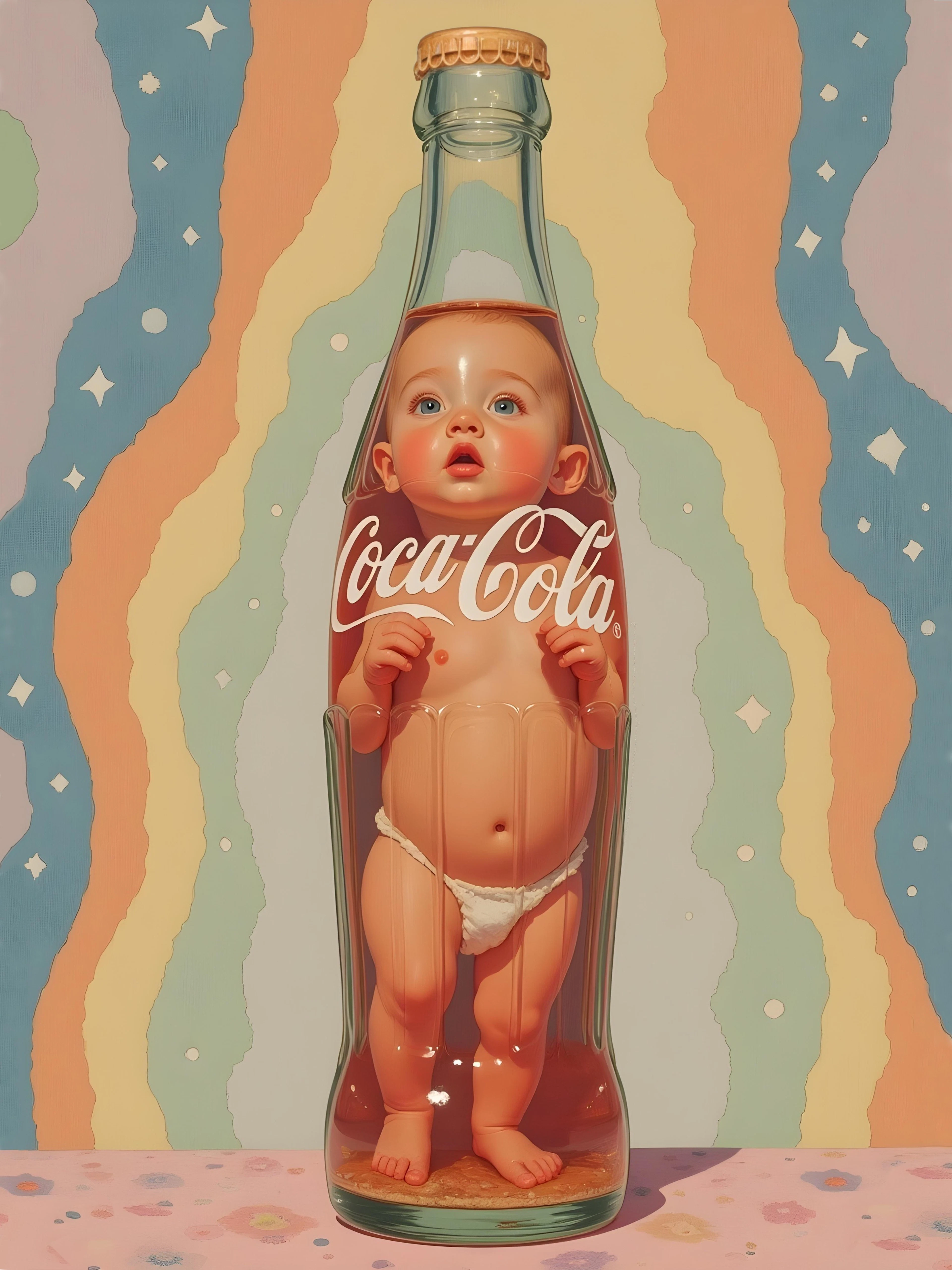Mr Strange - Iconic Coca Cola, 2024 - Giclée