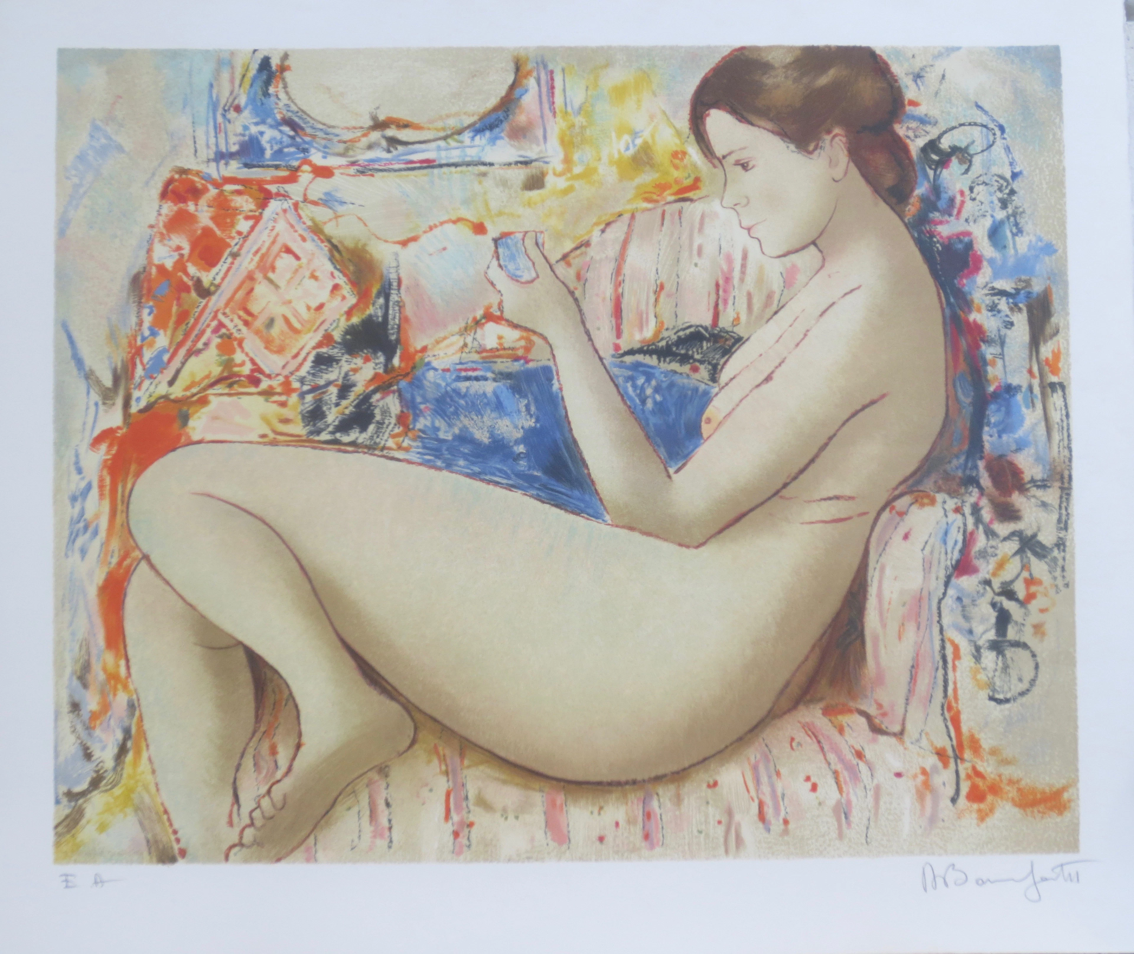 Alain Bonnefoit - Sans titre, 2018 - lithographie