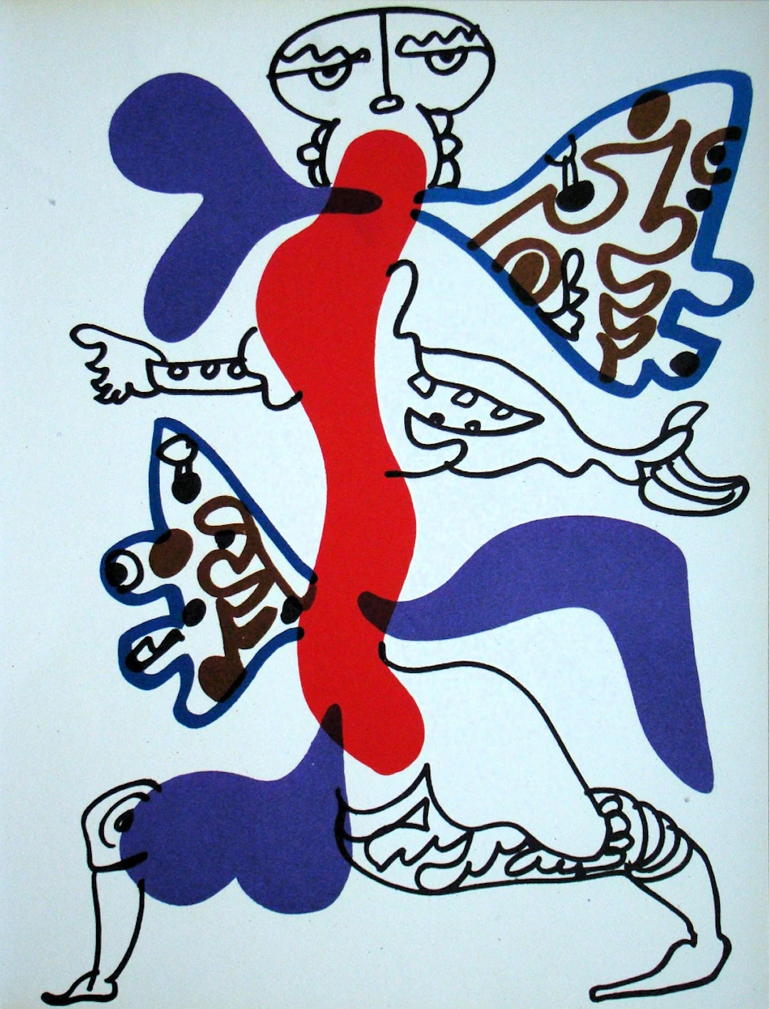 Charles LAPIQUE - Apocalypse, 1974 - Lithographie originale en couleurs