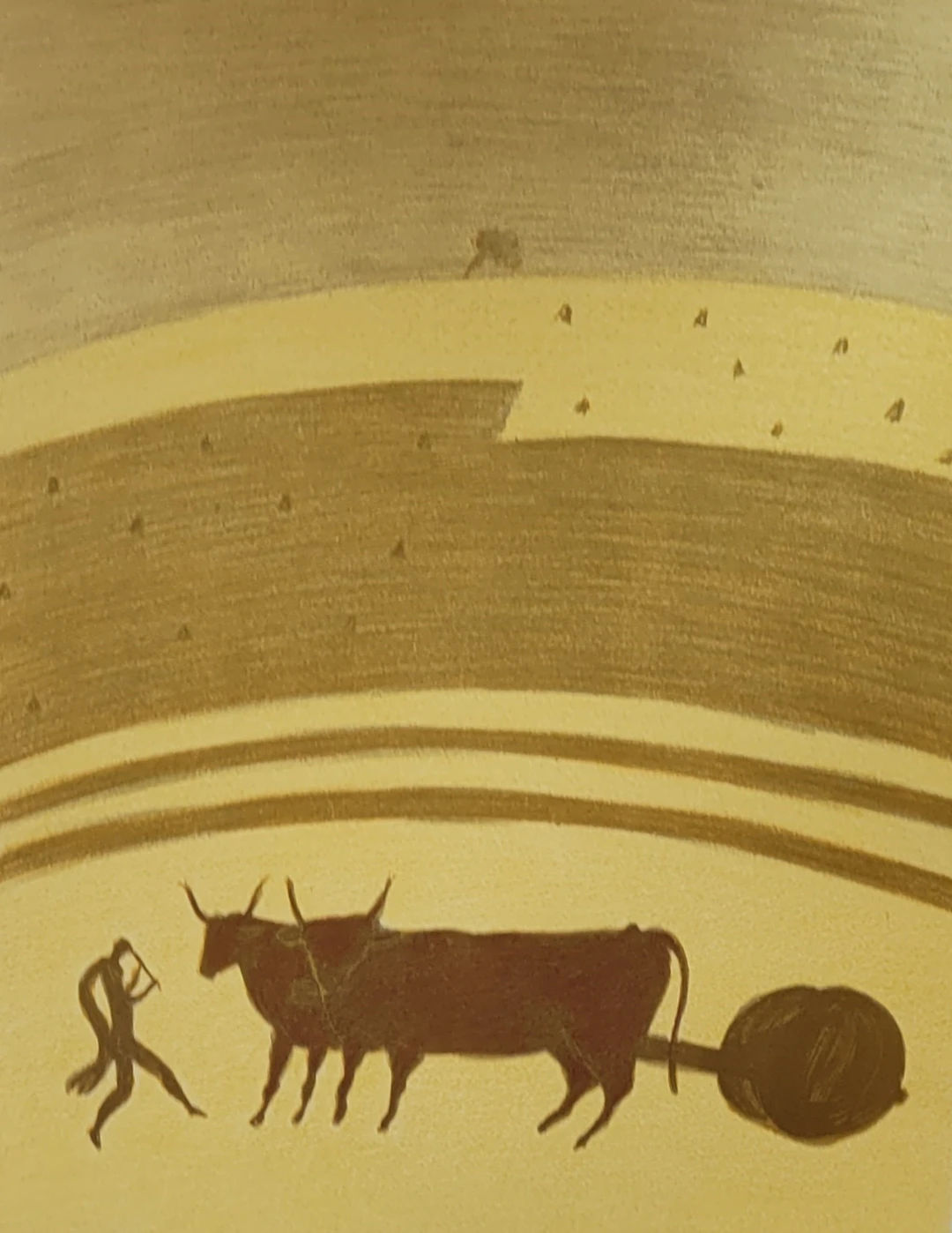 Pierre BONCOMPAIN - Les nourritures terrestres II, 1990 - Lithographie