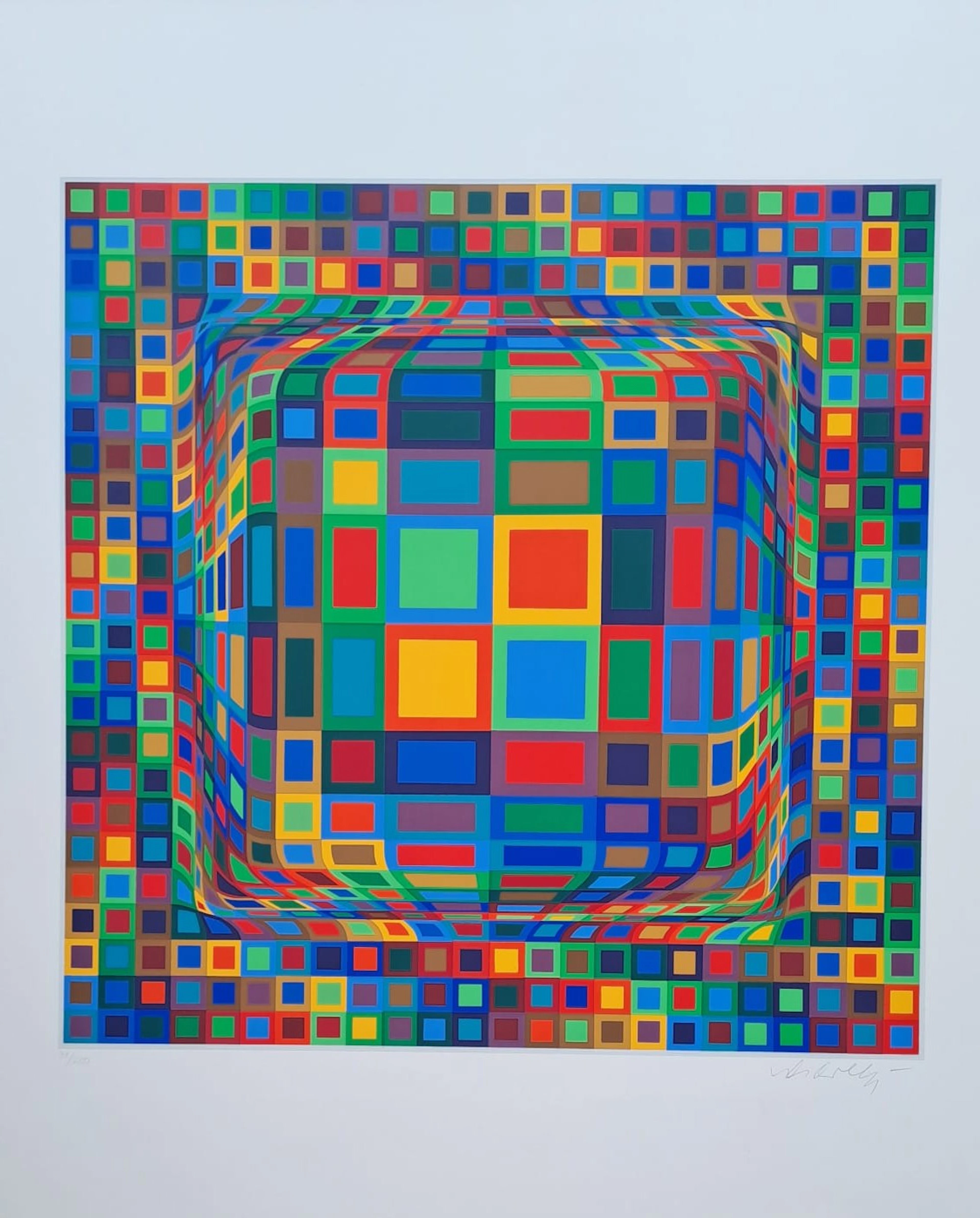 Victor VASARELY - Koska MC, 1970 - Sérigraphie originale, signée et numérotée