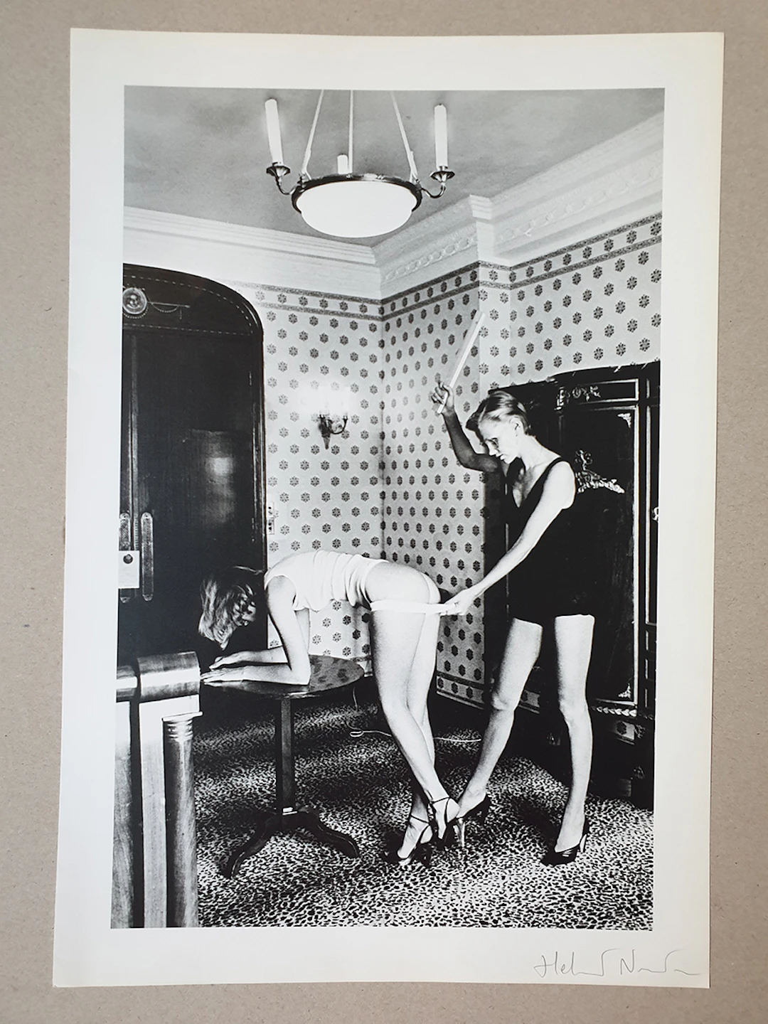 Helmut Newton - Interior, Nice, 1976 - Lithographie