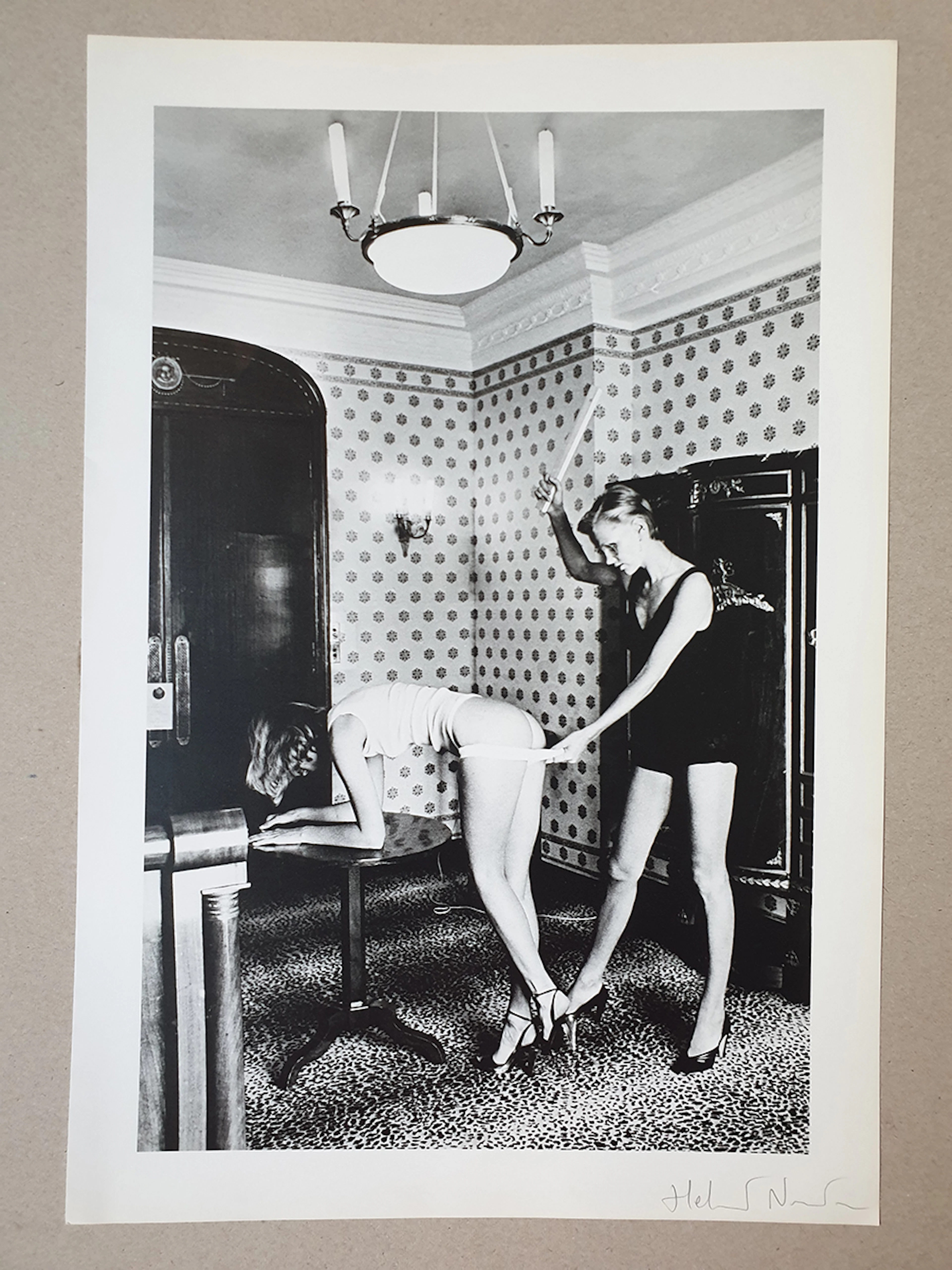 Helmut Newton - Interior, Nice, 1976 - Lithographie