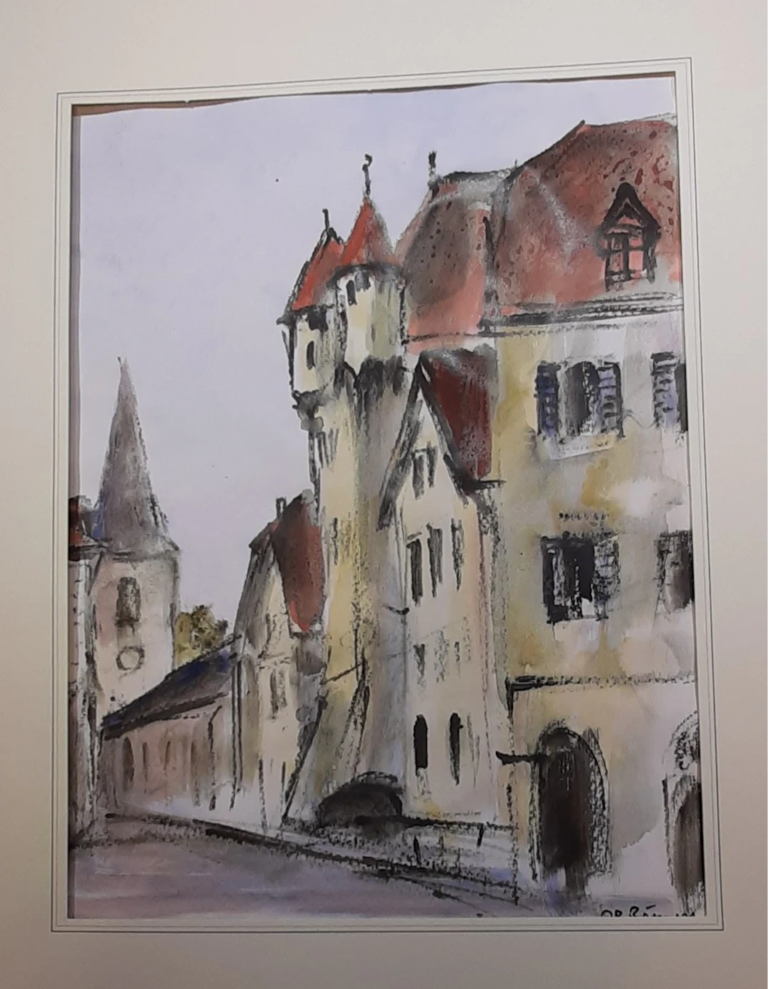 Jean Pierre REMON - Sierre, 2008 - Aquarelle signée