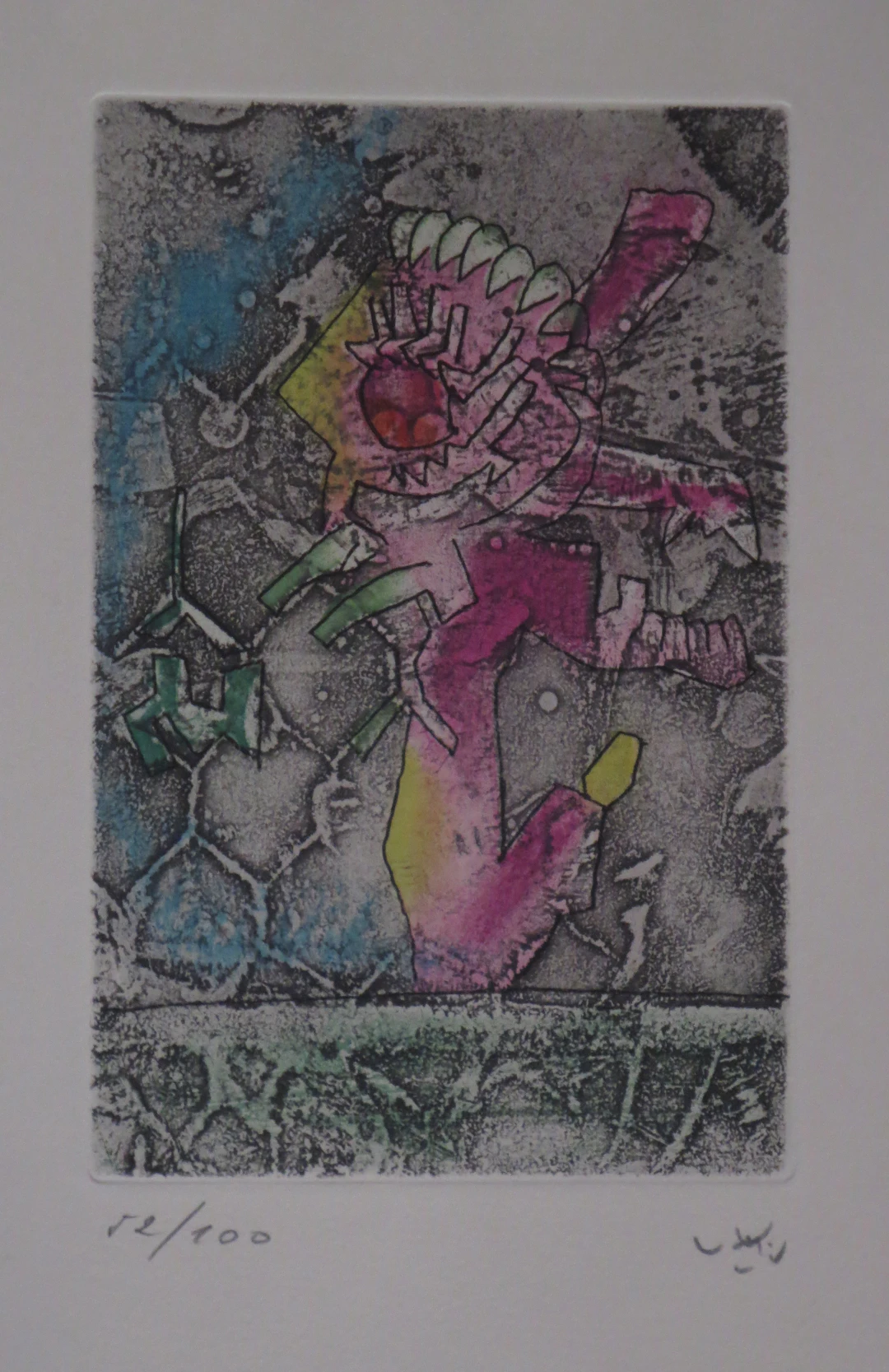 Roberto MATTA - Le songe songés - Gravure signée au crayon