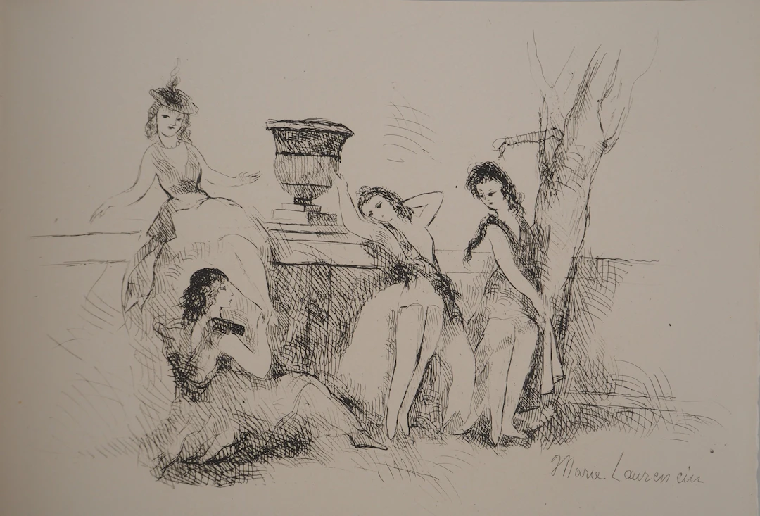 Marie LAURENCIN : L’été, Gravure originale signée