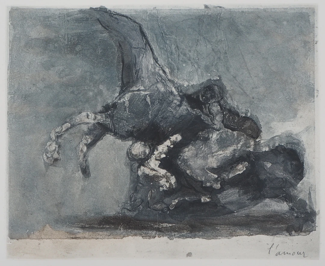 Auguste RODIN : L'amour, Gravure