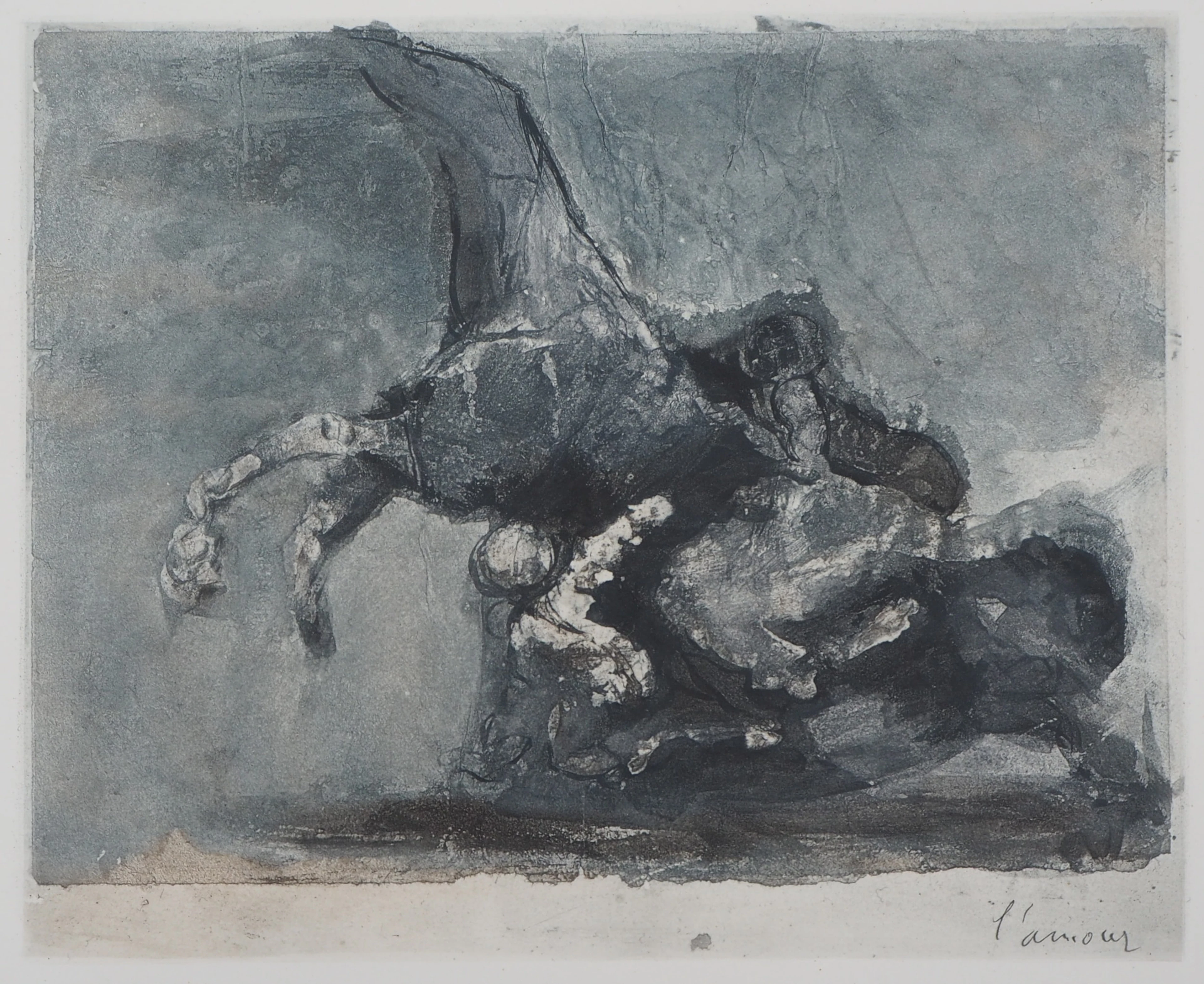 Auguste RODIN : L'amour, Gravure