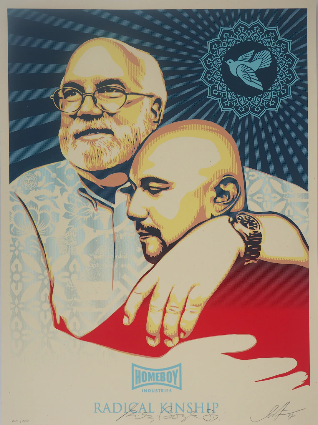 Shepard FAIREY (OBEY) : Radical Kinship - Sérigraphie originale signée