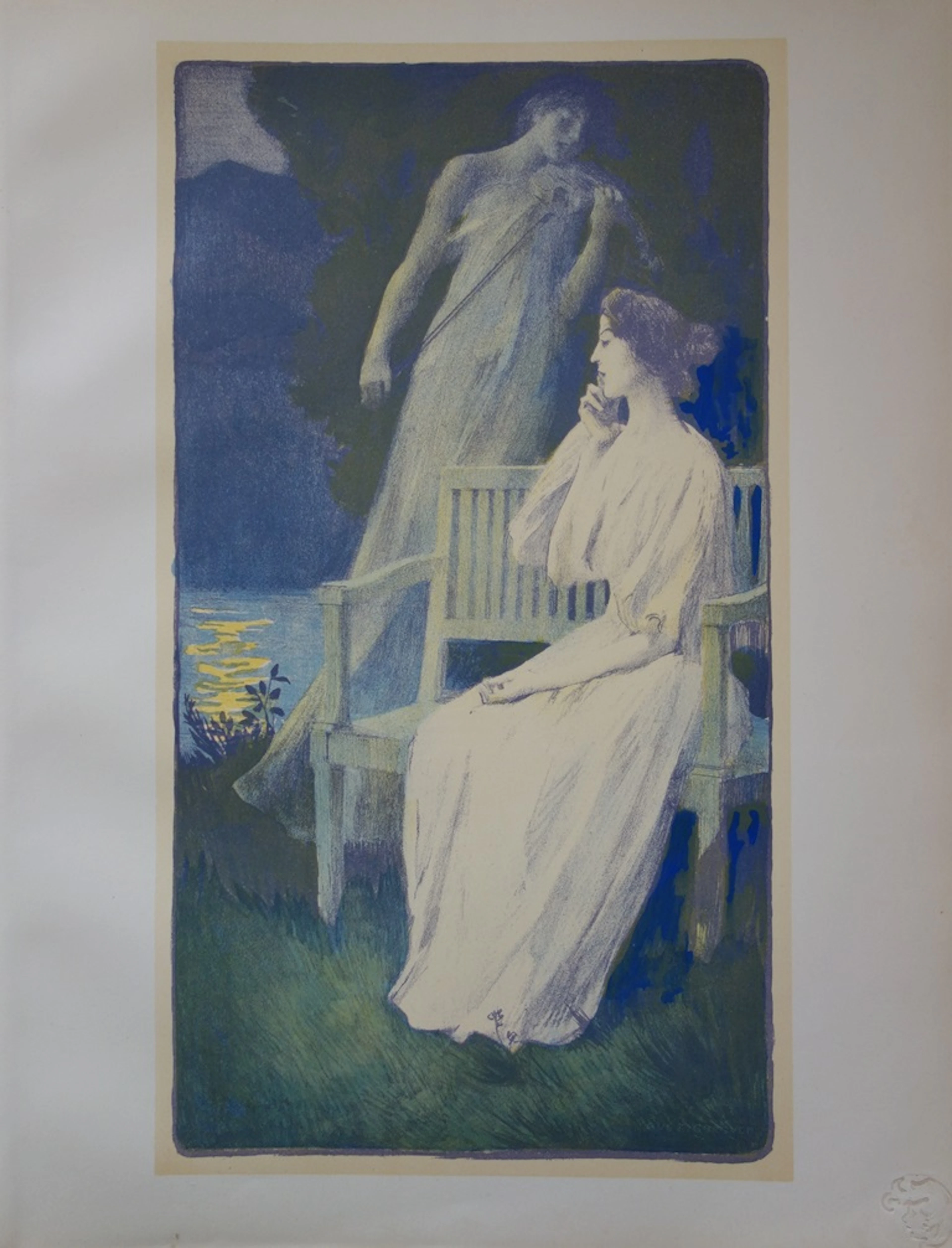 François Auguste GORGUET : Andante Nocturne, Lithographie originale
