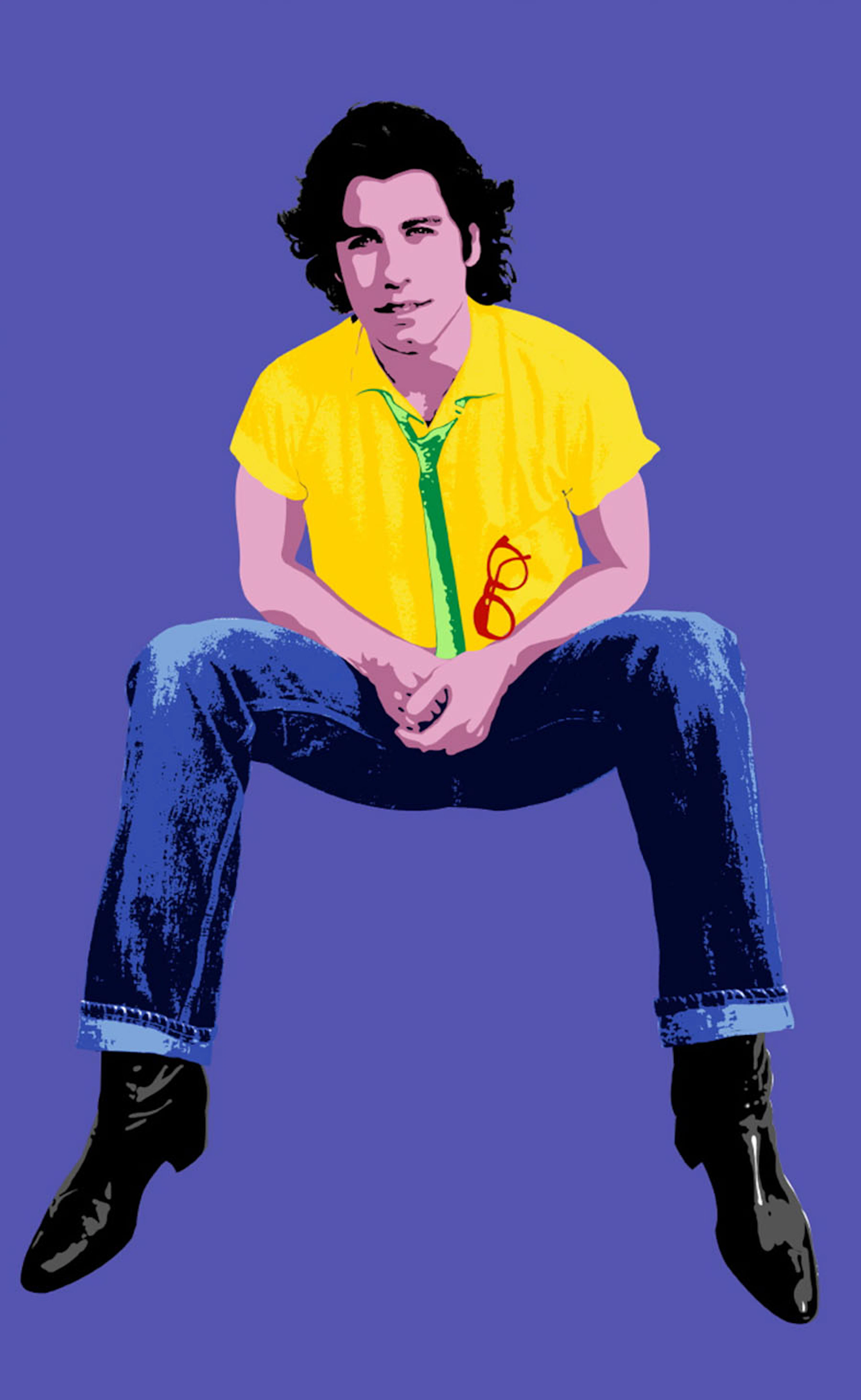 Francis APESTEGUY - Travolta, 2007 - Tirage numérique signé