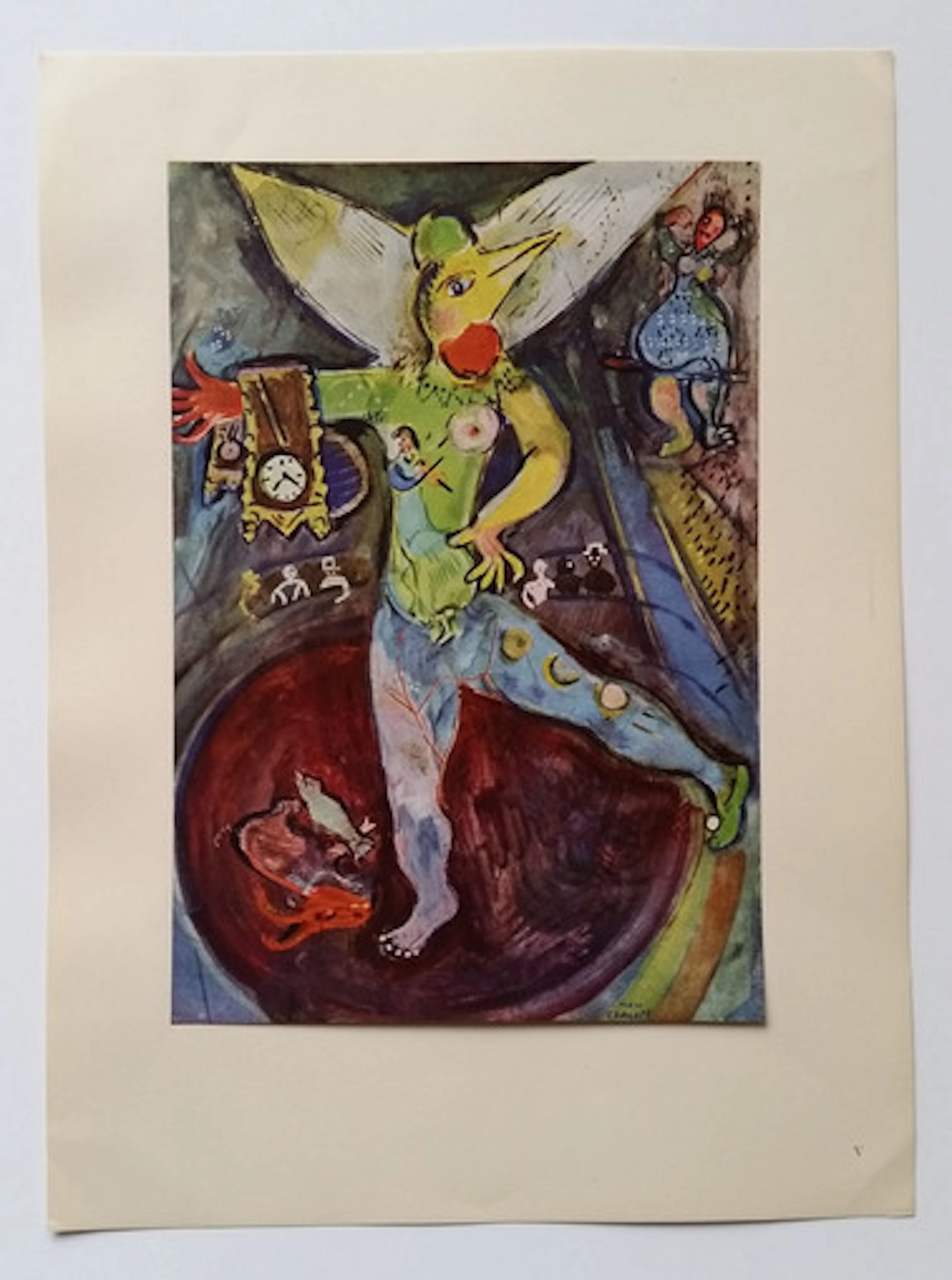 Marc CHAGALL (d’après) - L’acrobate, 1943, Lithographie