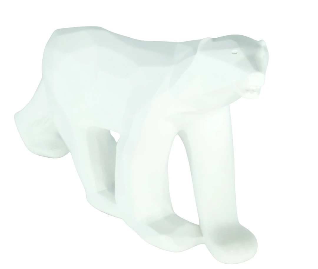 Richard ORLINSKI : Ours Pompon (White edition) - Sculpture originale
