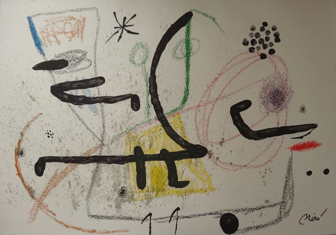 Joan MIRO : Maravillas con variaciones acrosticas 9 - Lithographie