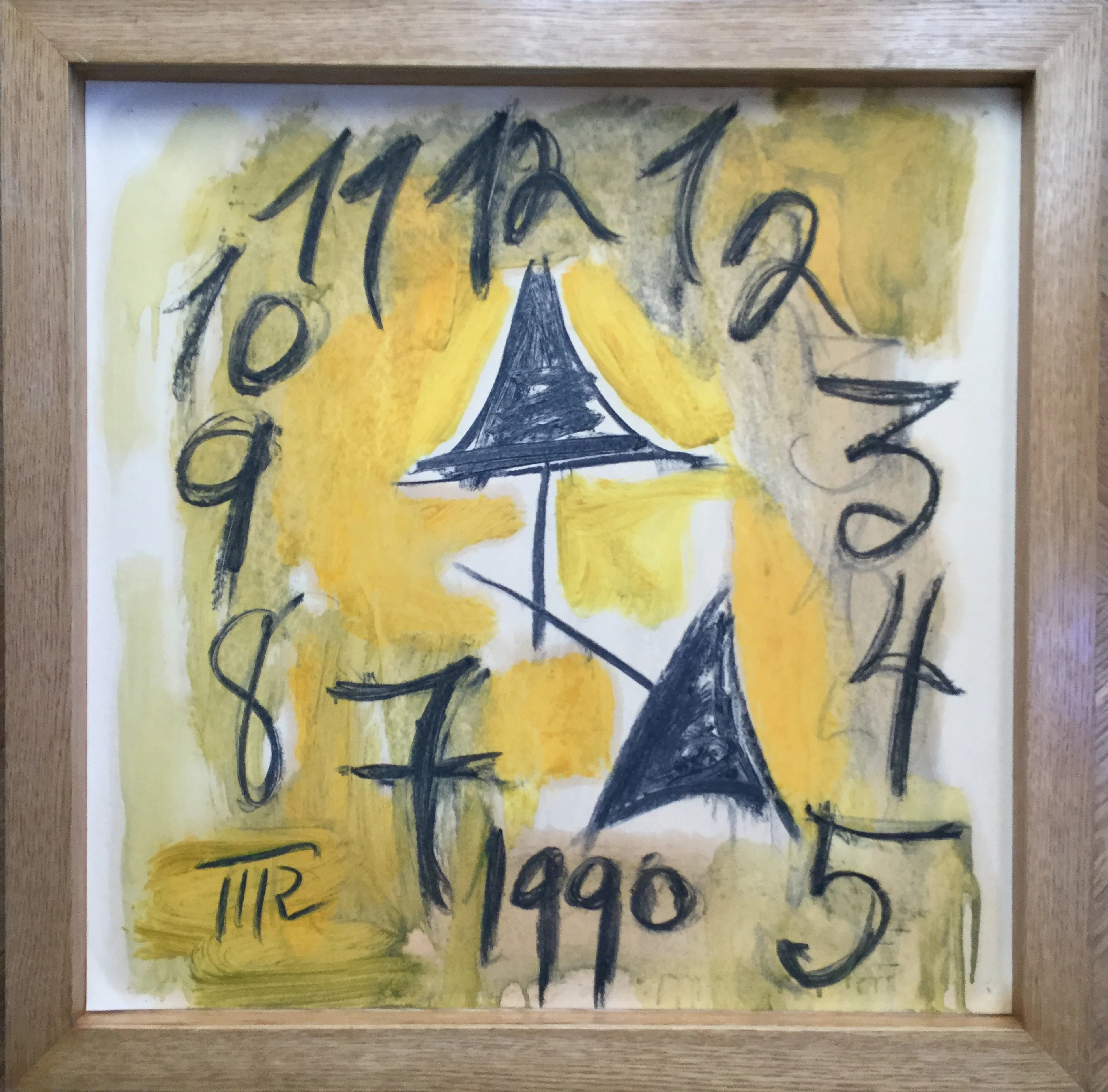 Mark REICHERT (né en 1948) - L’horloge, 1990 - Aquarelle