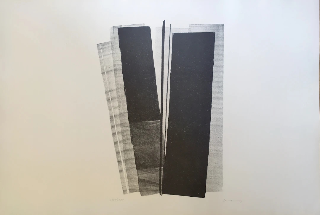 Hans HARTUNG - Farandole VI - Lithographie originale signée au crayon