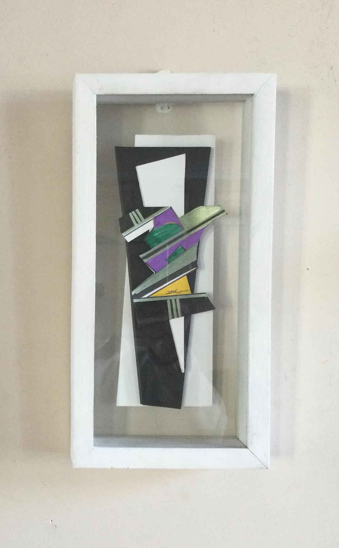 Pepe CACERES - Composition vers 1990 - Technique mixte signée