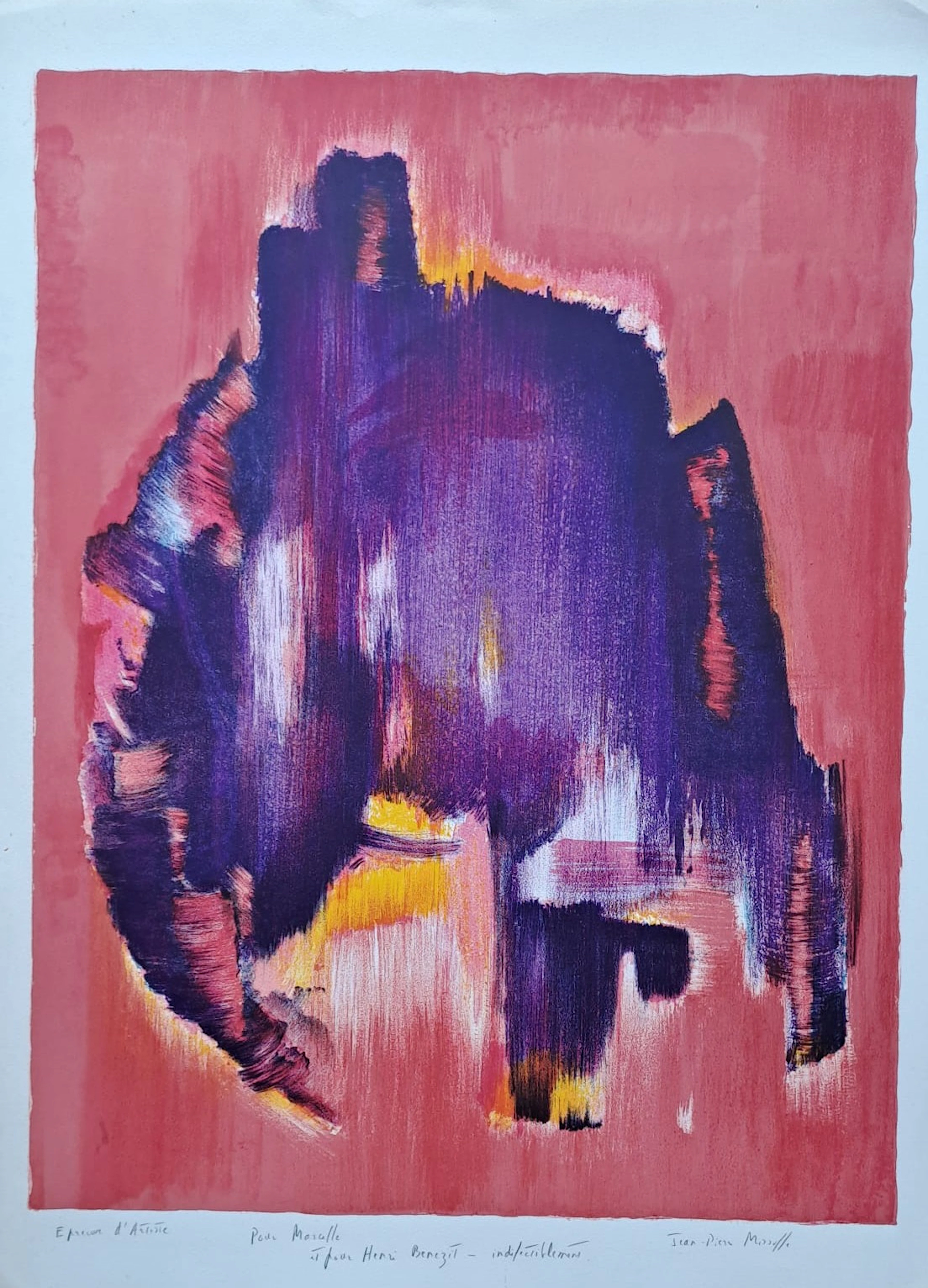 Jean-Pierre Missoffe - L’éléphant - Lithographie originale, signée, EA