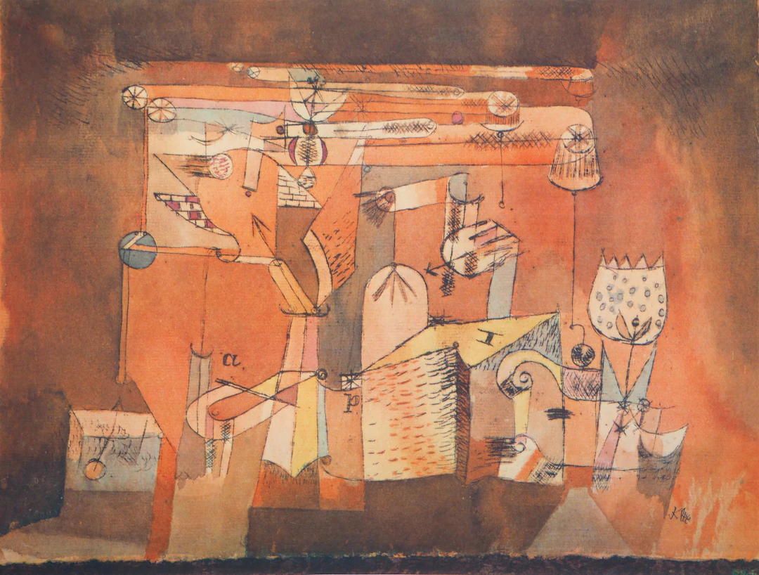 Paul KLEE (d’après) - Chaos mécanique, 1964 - Lithographie et pochoir signée