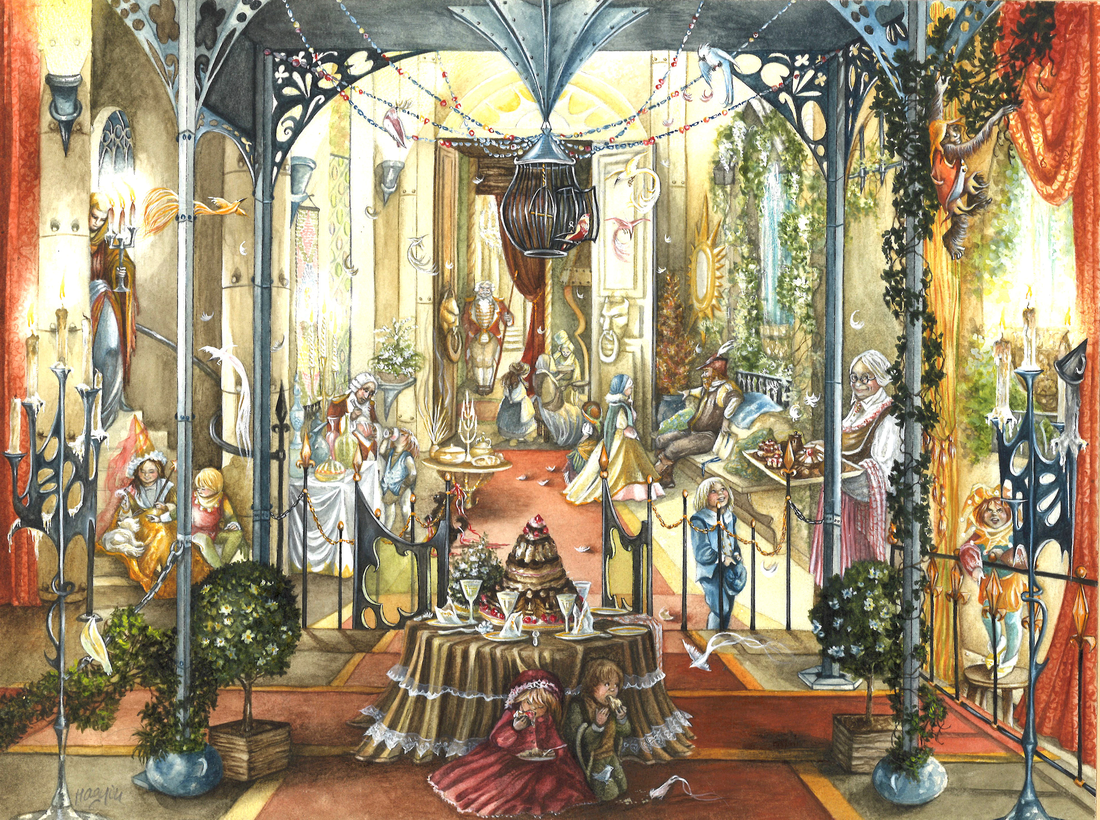 Florence Magnin - Illustration à la gouache