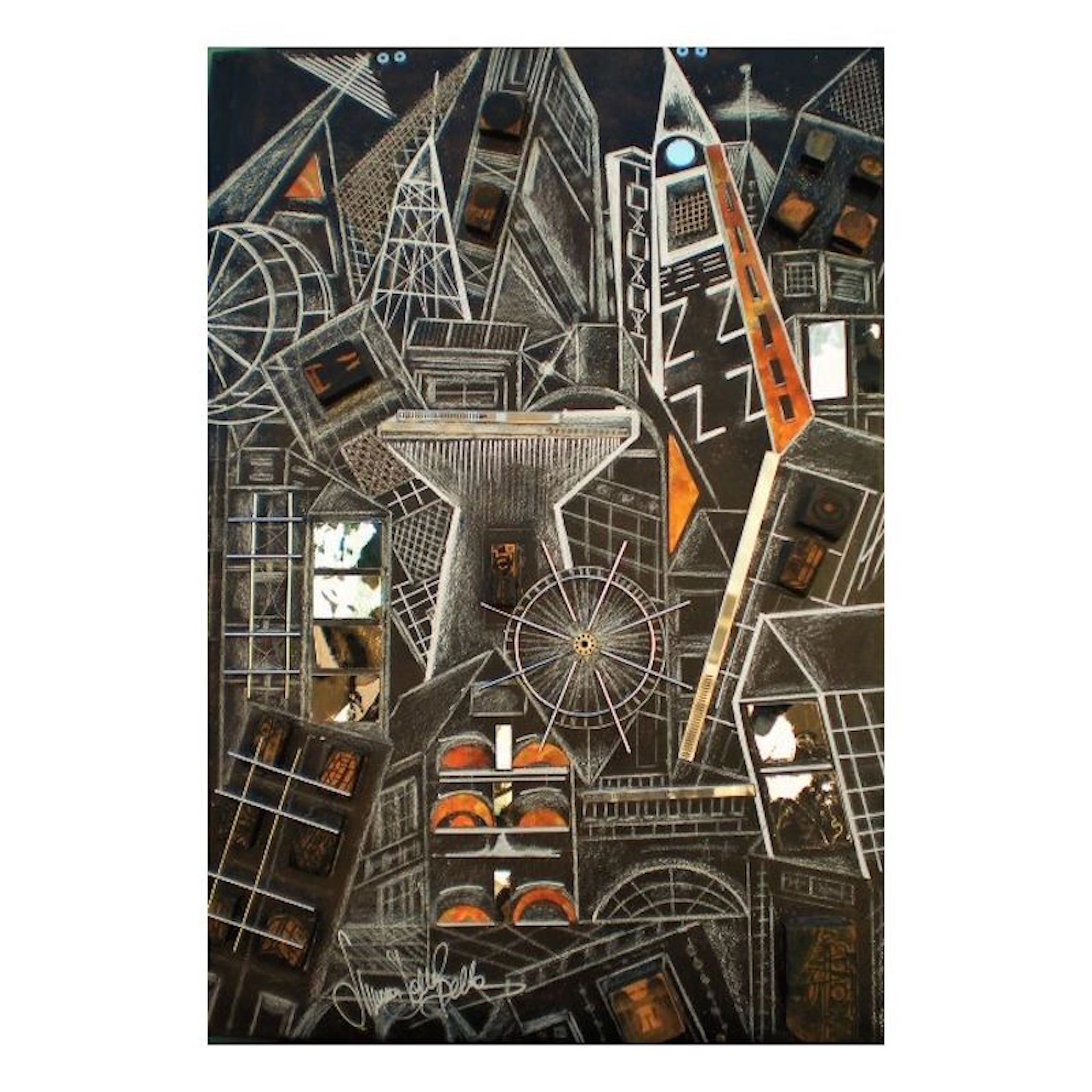Simona DELLA BELLA - Stress - technique mixte sur bois