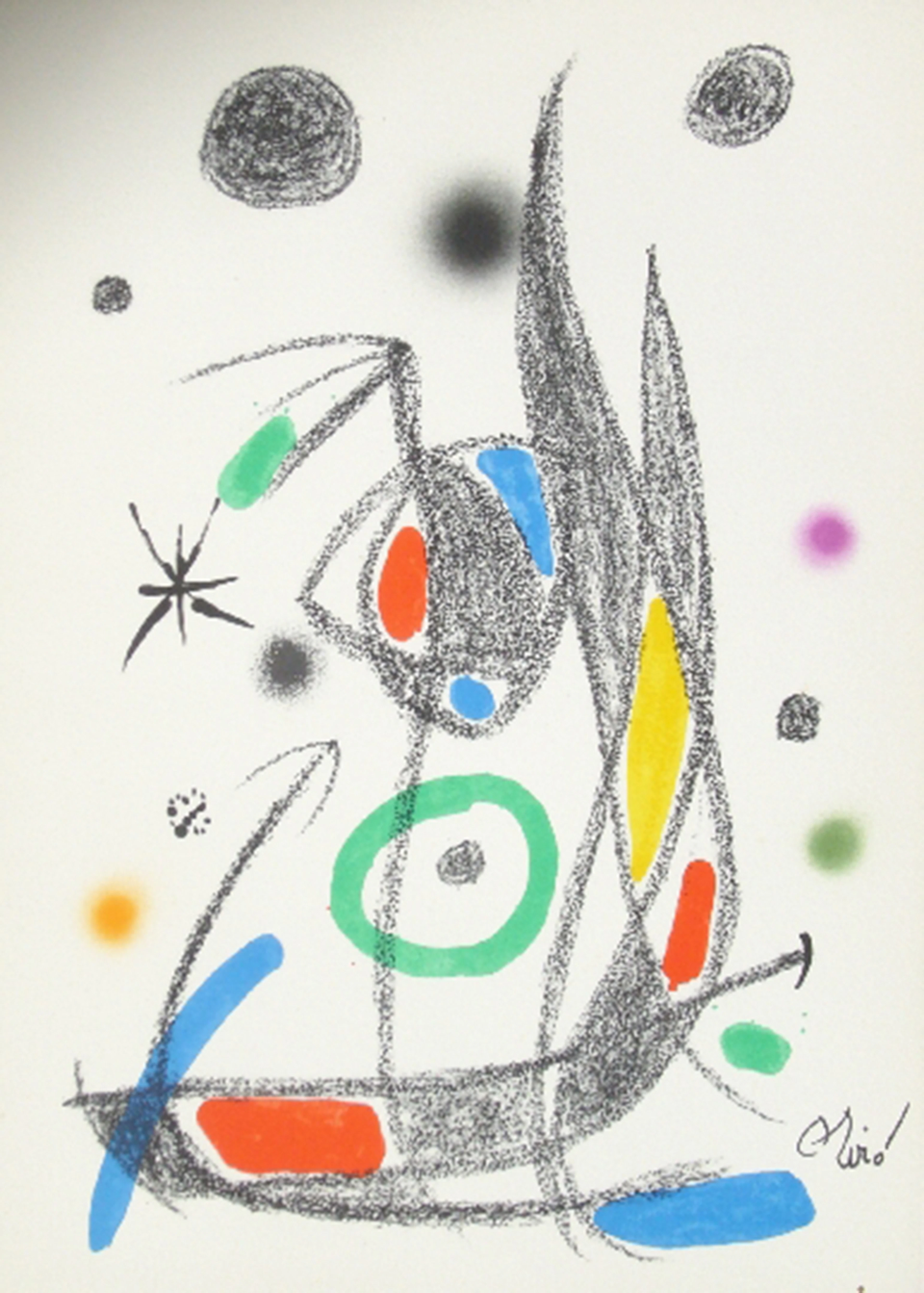 Joan Miró - Maravillas con variaciones acrosticas 14, 1975, lithographie