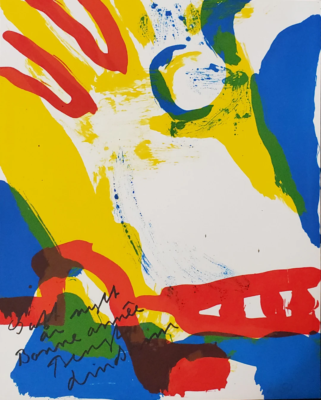 Bengt Lindstrom , lithographie signée, numérotée, vers 1975