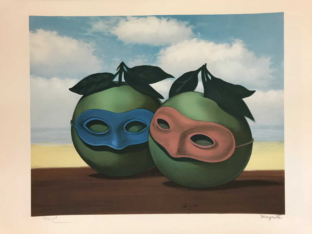 René MAGRITTE (d’après) - La Valse Hésitation - Lithographie