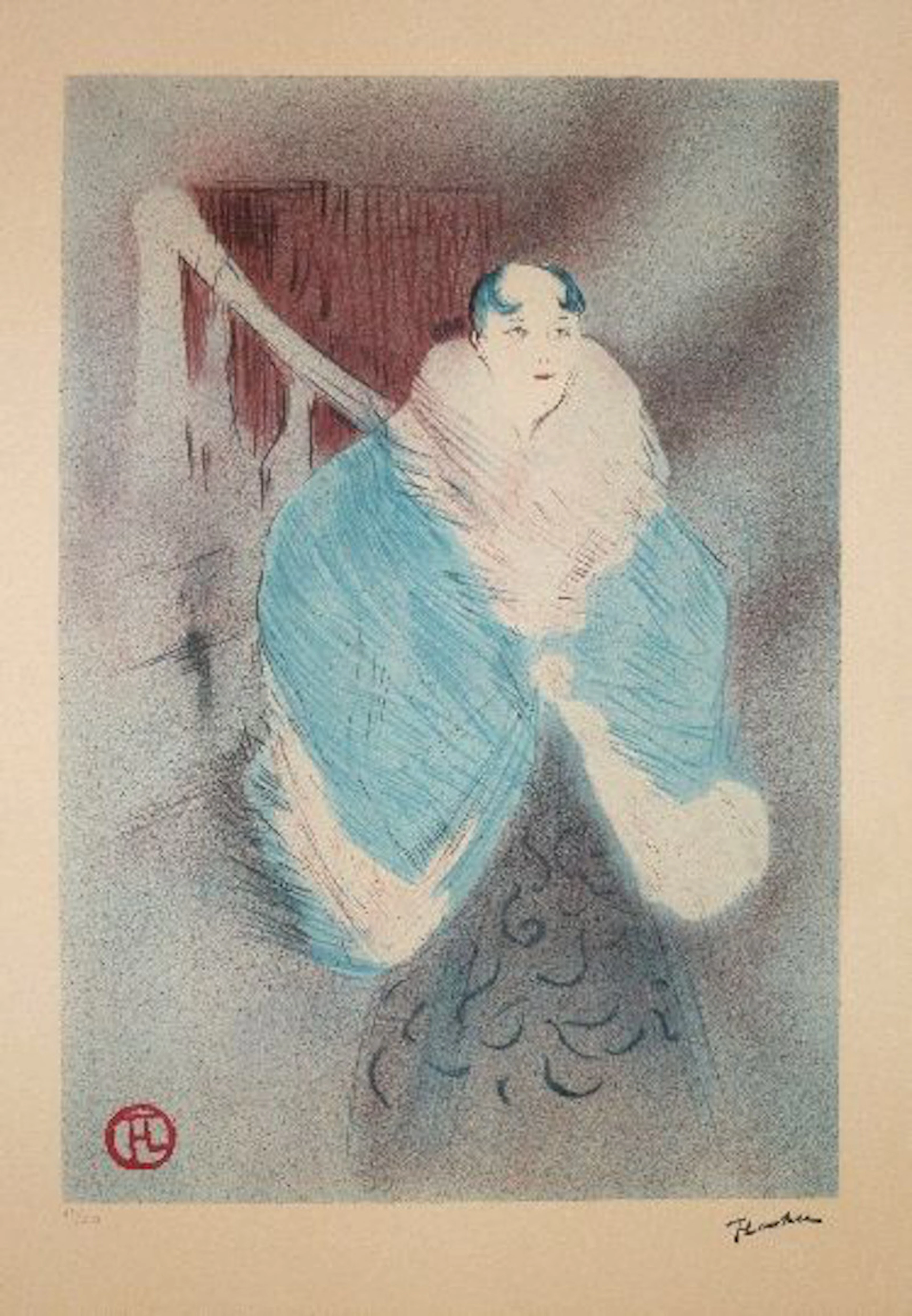 Henri DE TOULOUSE-LAUTREC (d’après) - Elsa la viennoise - Lithographie