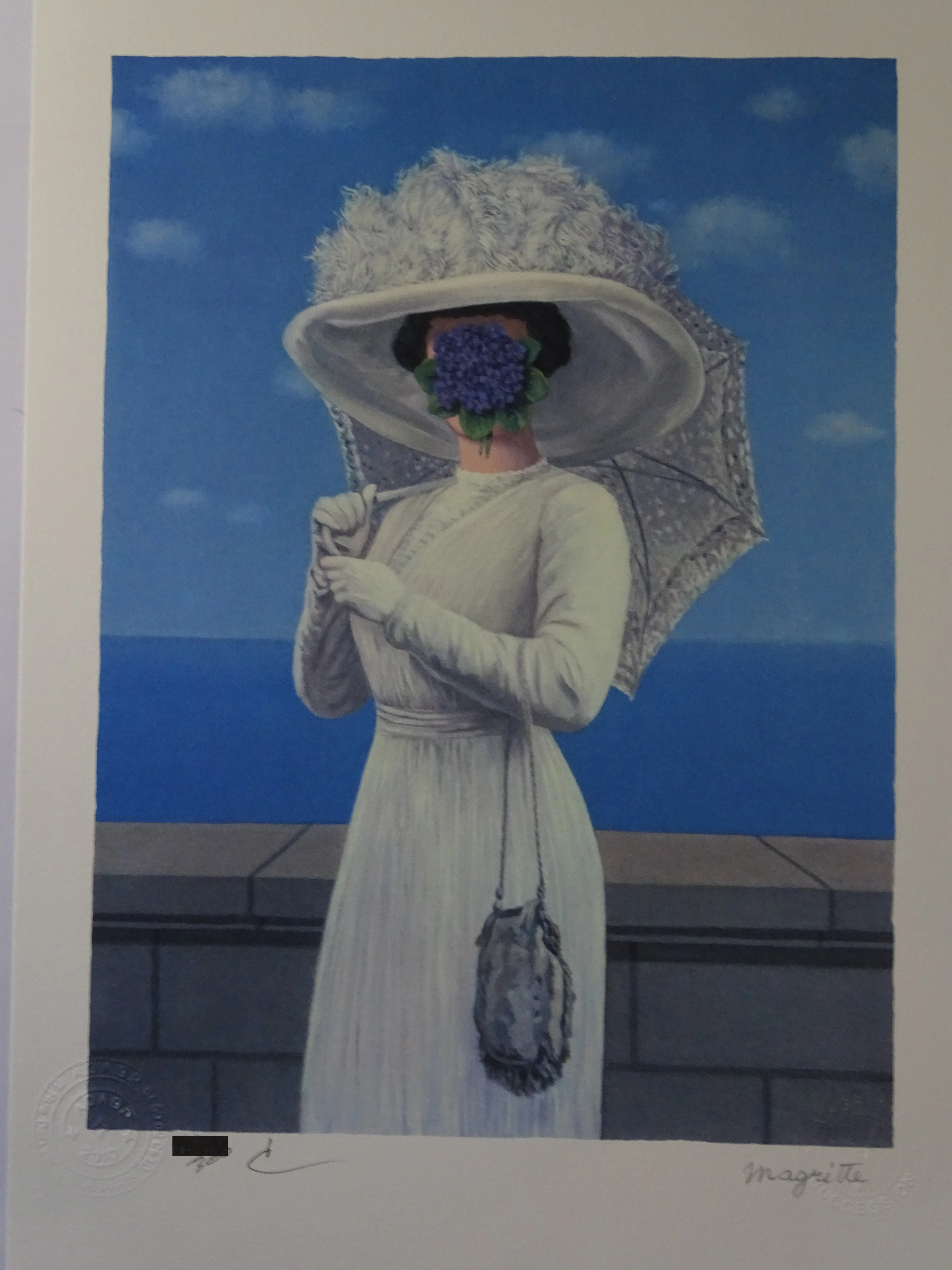 René MAGRITTE (d’après) - Grande Guerre - Lithographie (Format moyen)