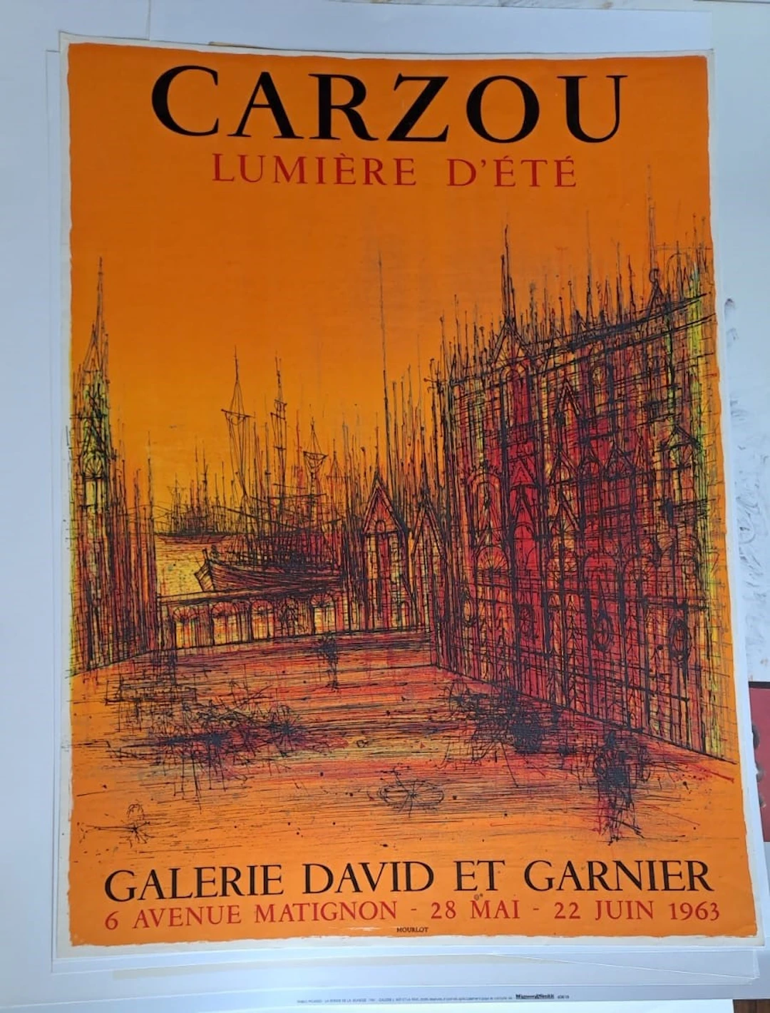Jean Carzou (d’après) - Lumière d’été - Affiche lithographique