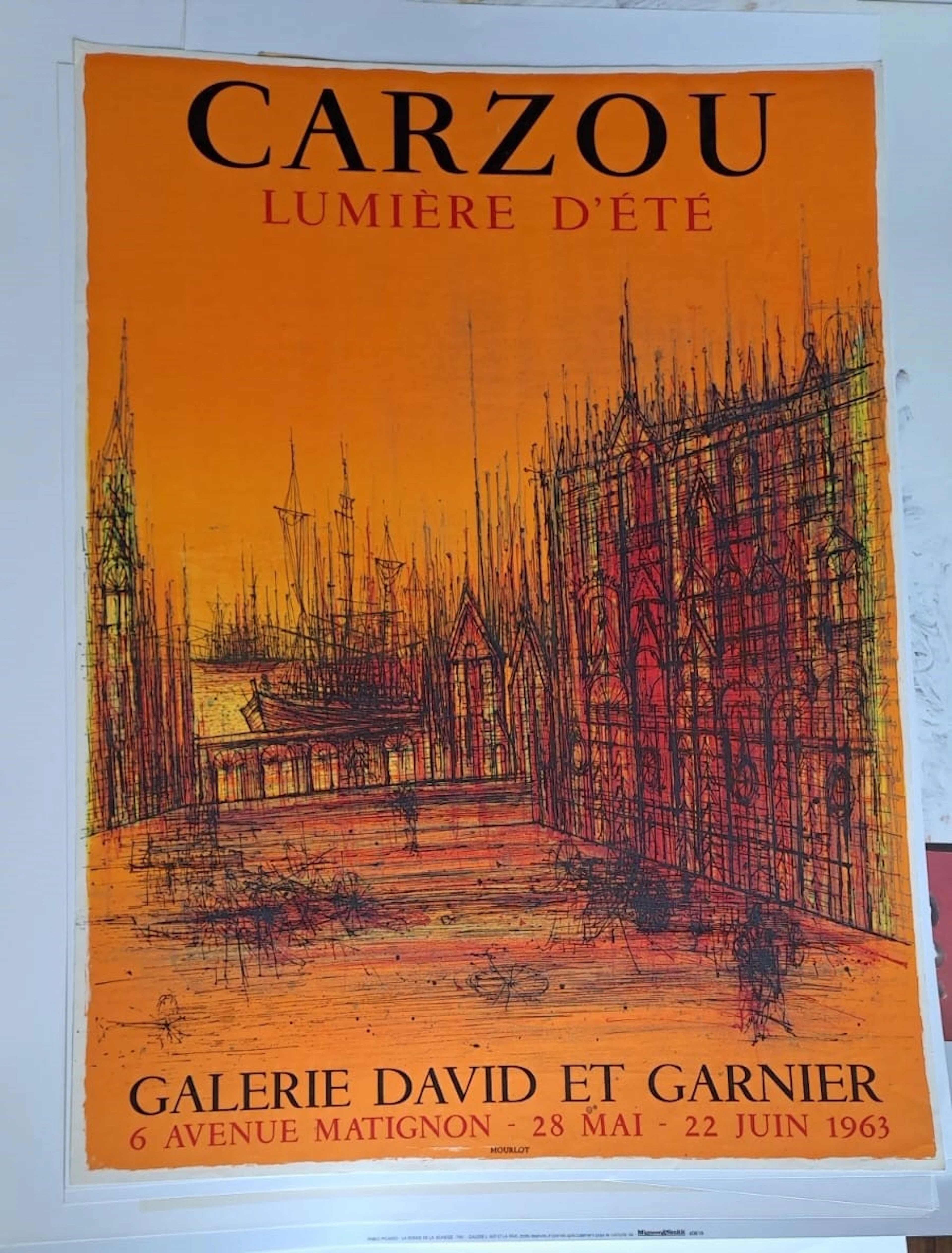 Jean Carzou (d’après) - Lumière d’été - Affiche lithographique