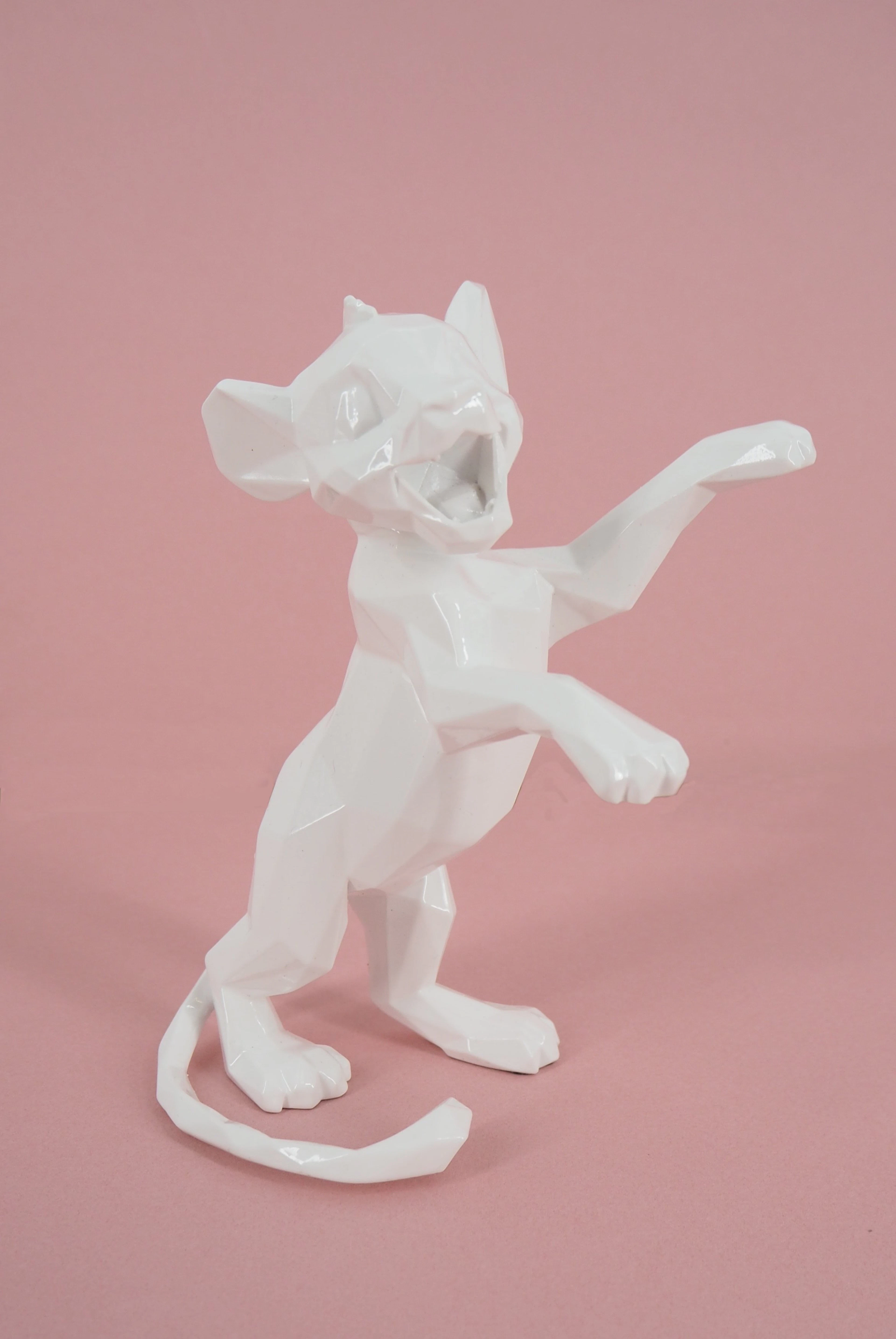 Richard ORLINSKI (1966) - Simba, le Roi Lion - Sculpture originale en résine