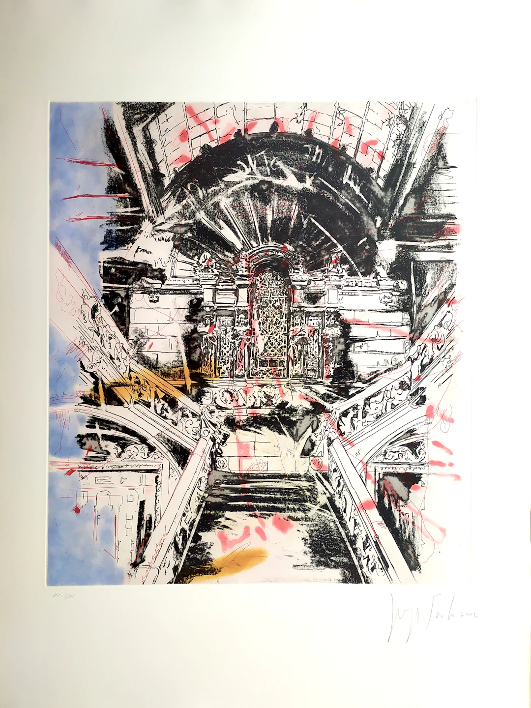 Jorge TACLA - Tu casa es mi casa, 2002 - Gravure signée au crayon
