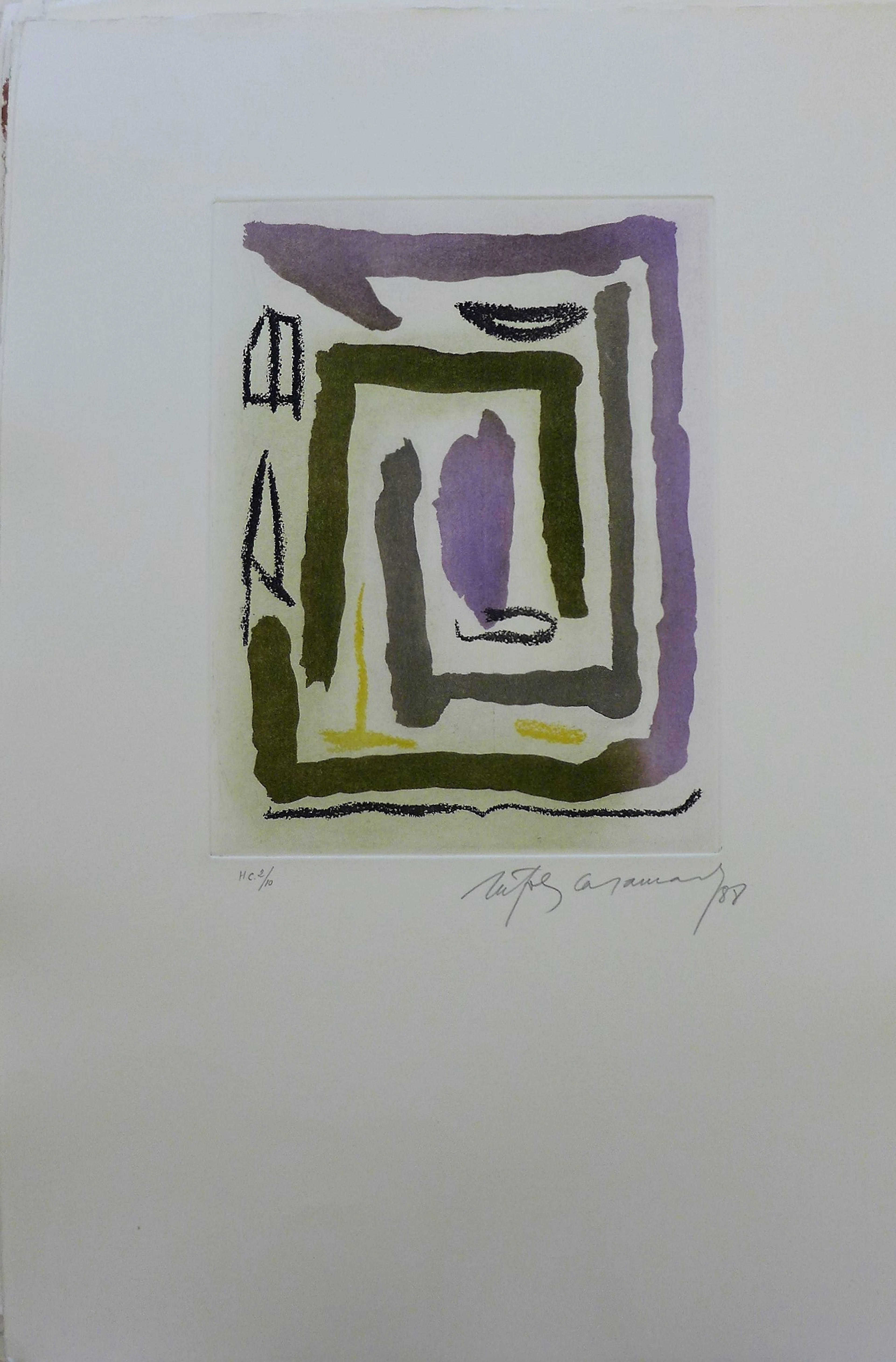Alberto RAFOLS-CASAMADA - Laberint 2, 1988, Gravure signée, datée et justifiée