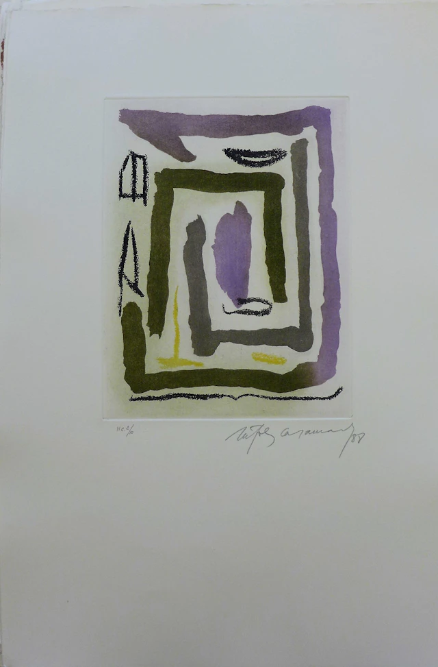 Alberto RAFOLS-CASAMADA - Laberint 2, 1988, Gravure signée, datée et justifiée